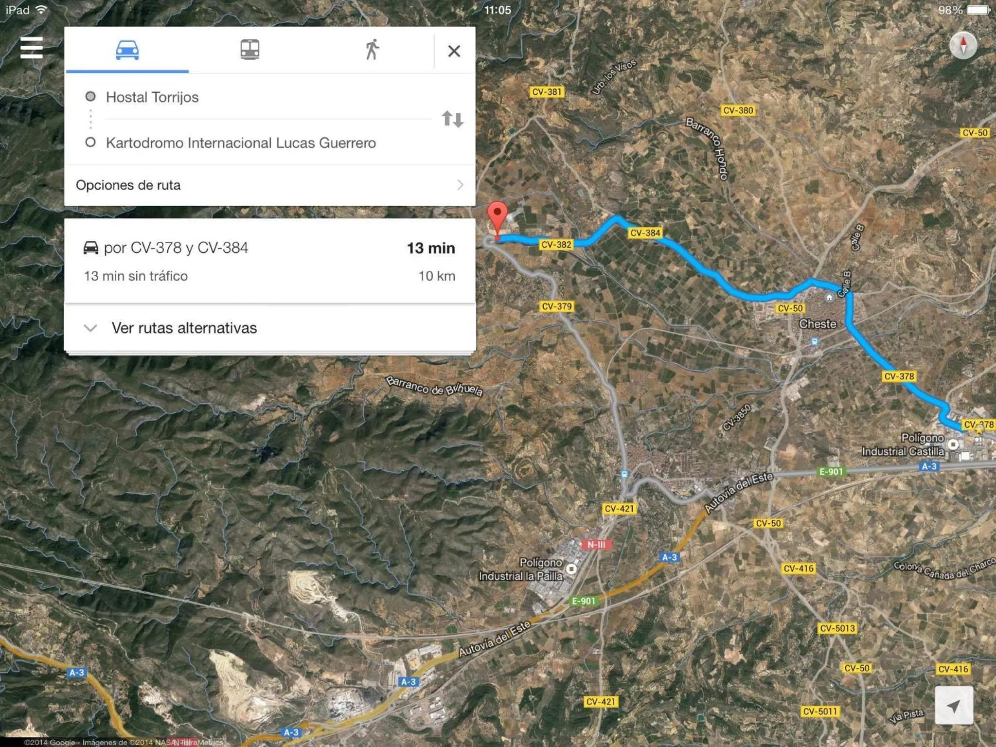 Area and facilities in Torrijos