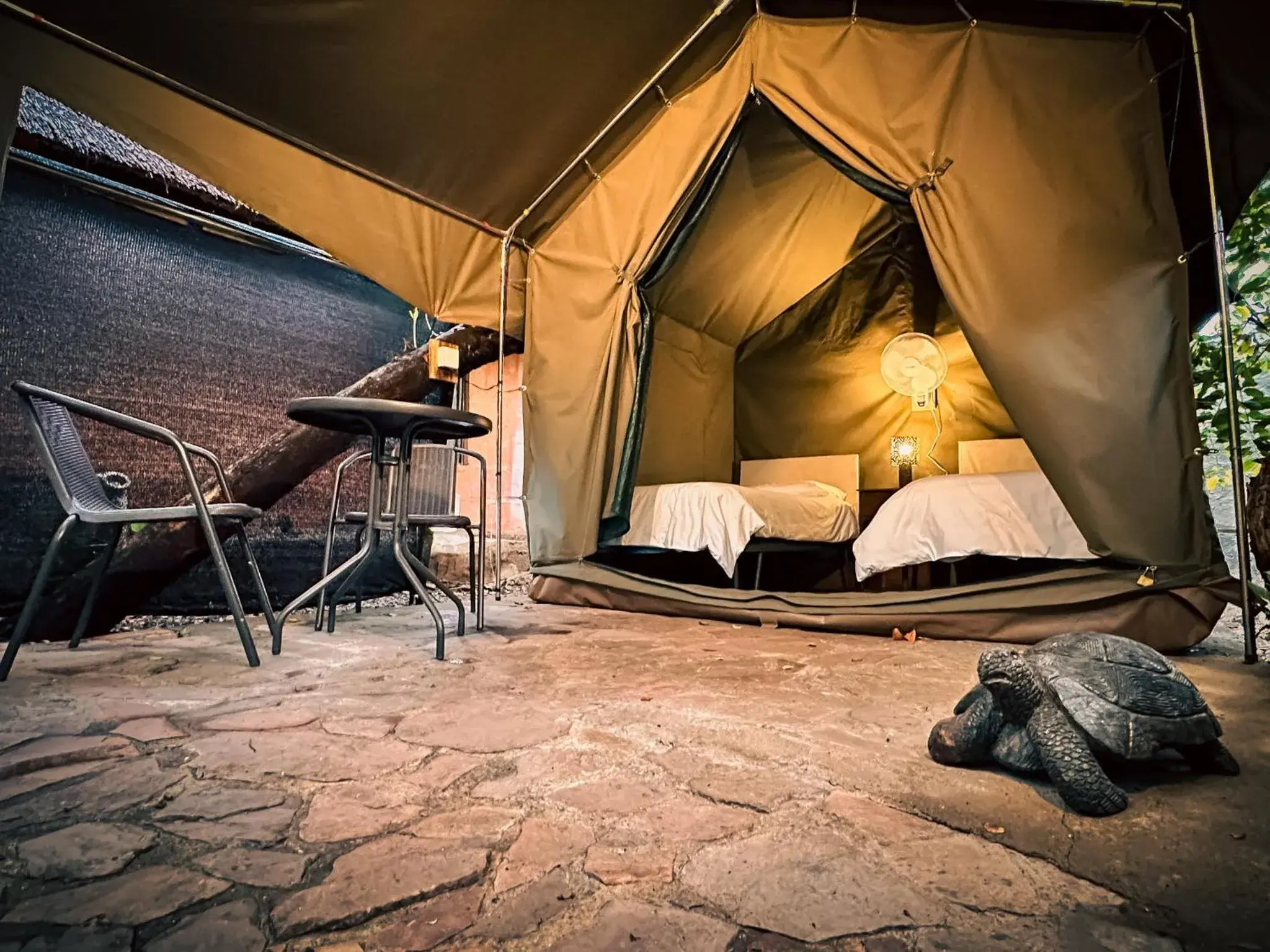 Tent in Victoria Falls Backpackers Lodge Tent in Victoria Falls Backpackers Lodge