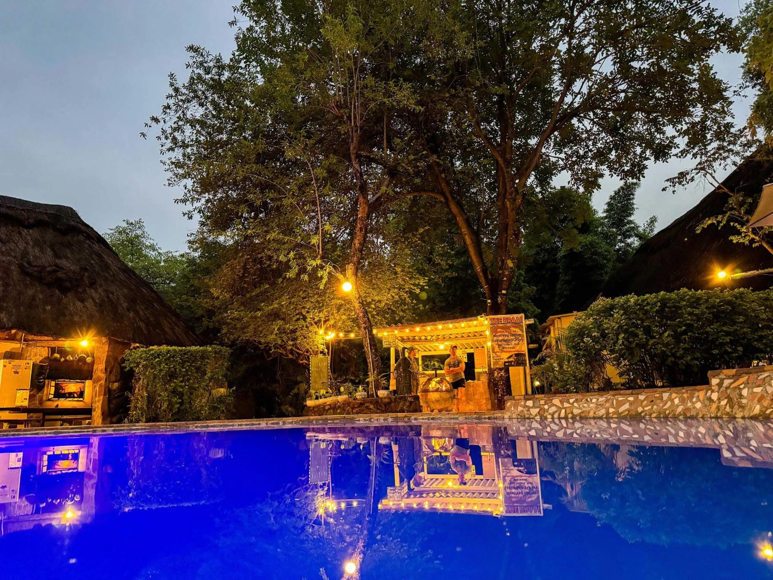 Swimming pool in Victoria Falls Backpackers Lodge