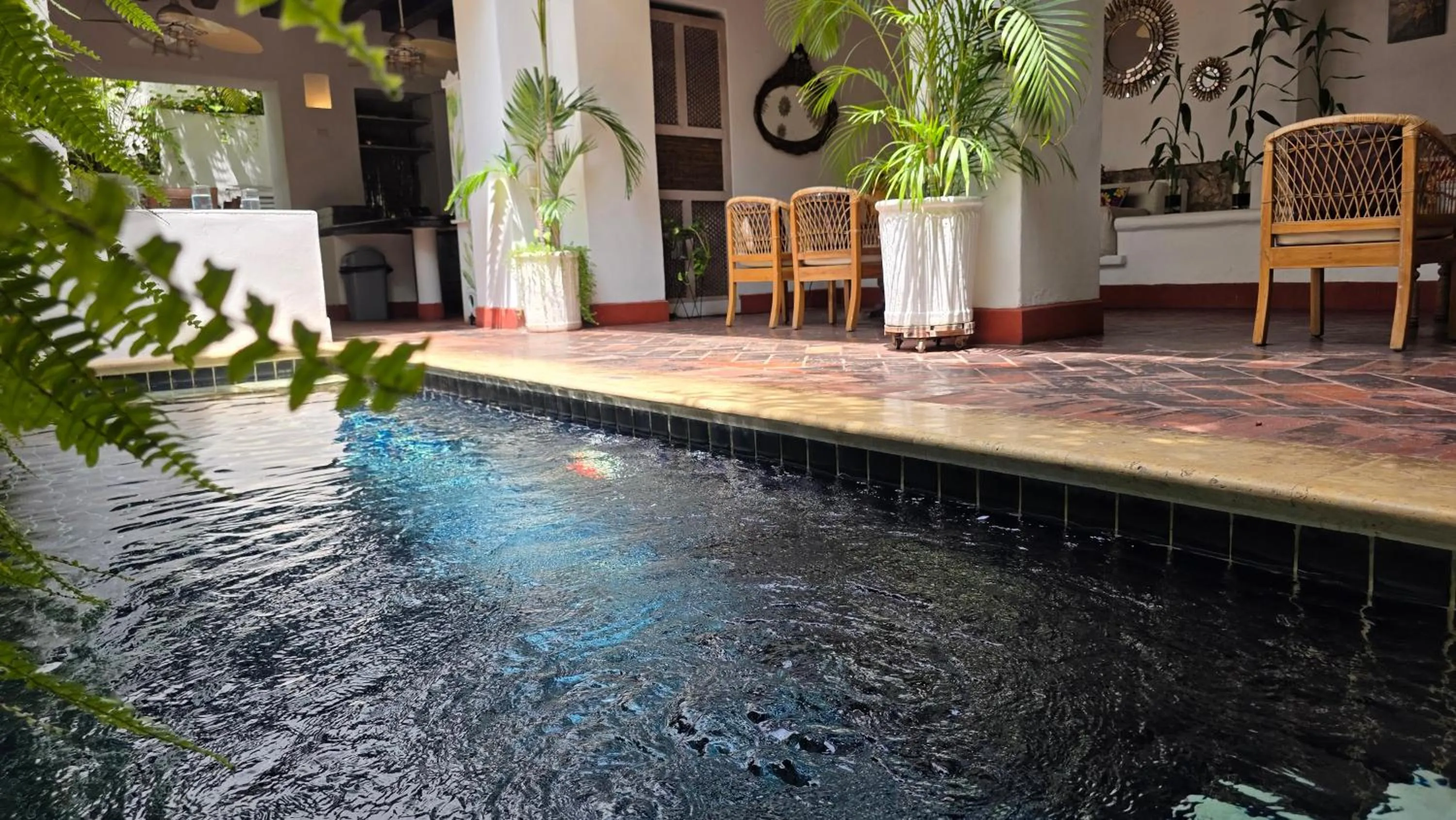 Pool view in Hotel Casa la Tablada