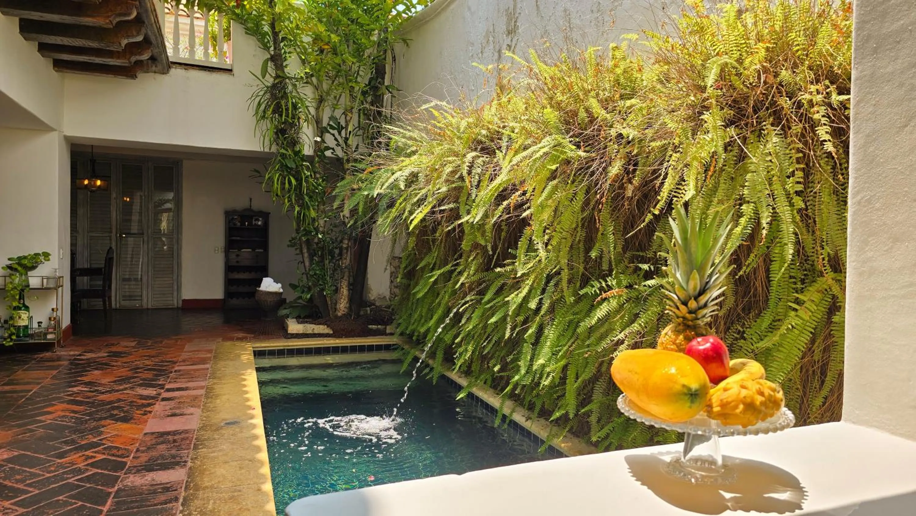 Pool view in Hotel Casa la Tablada