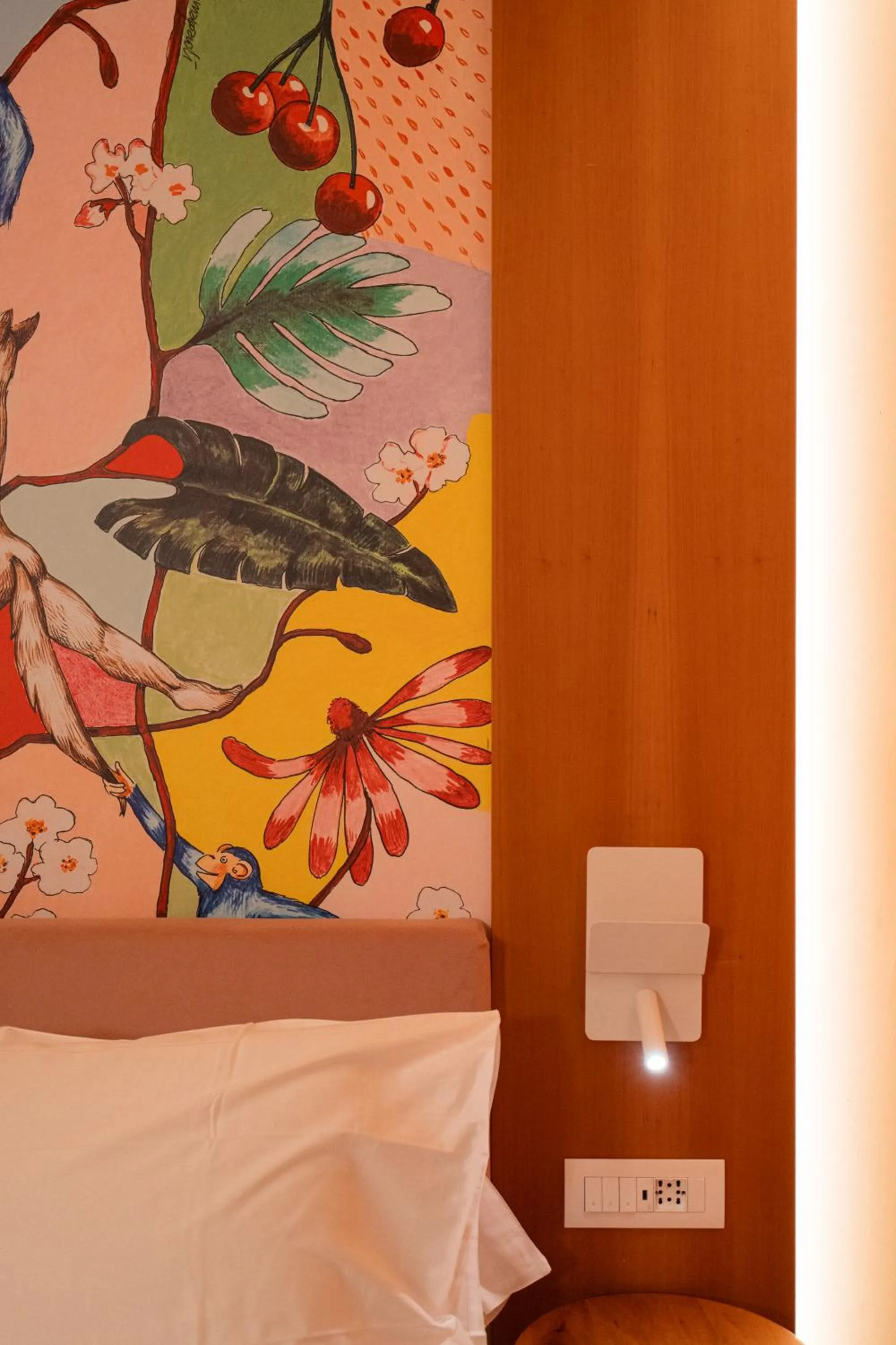 Decorative detail, Bed in OMAMA Hotel