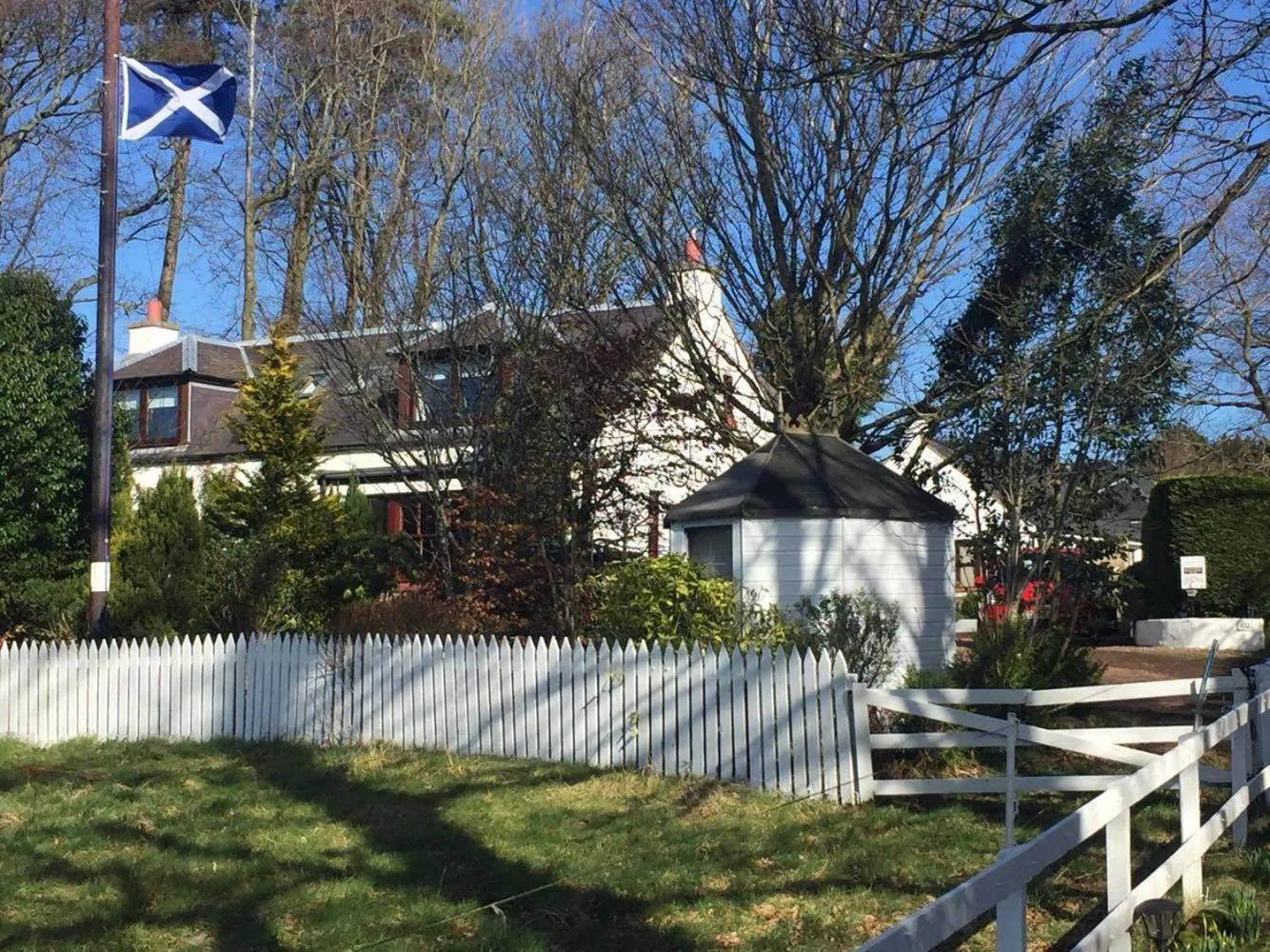 Garden in JustB Edinburgh