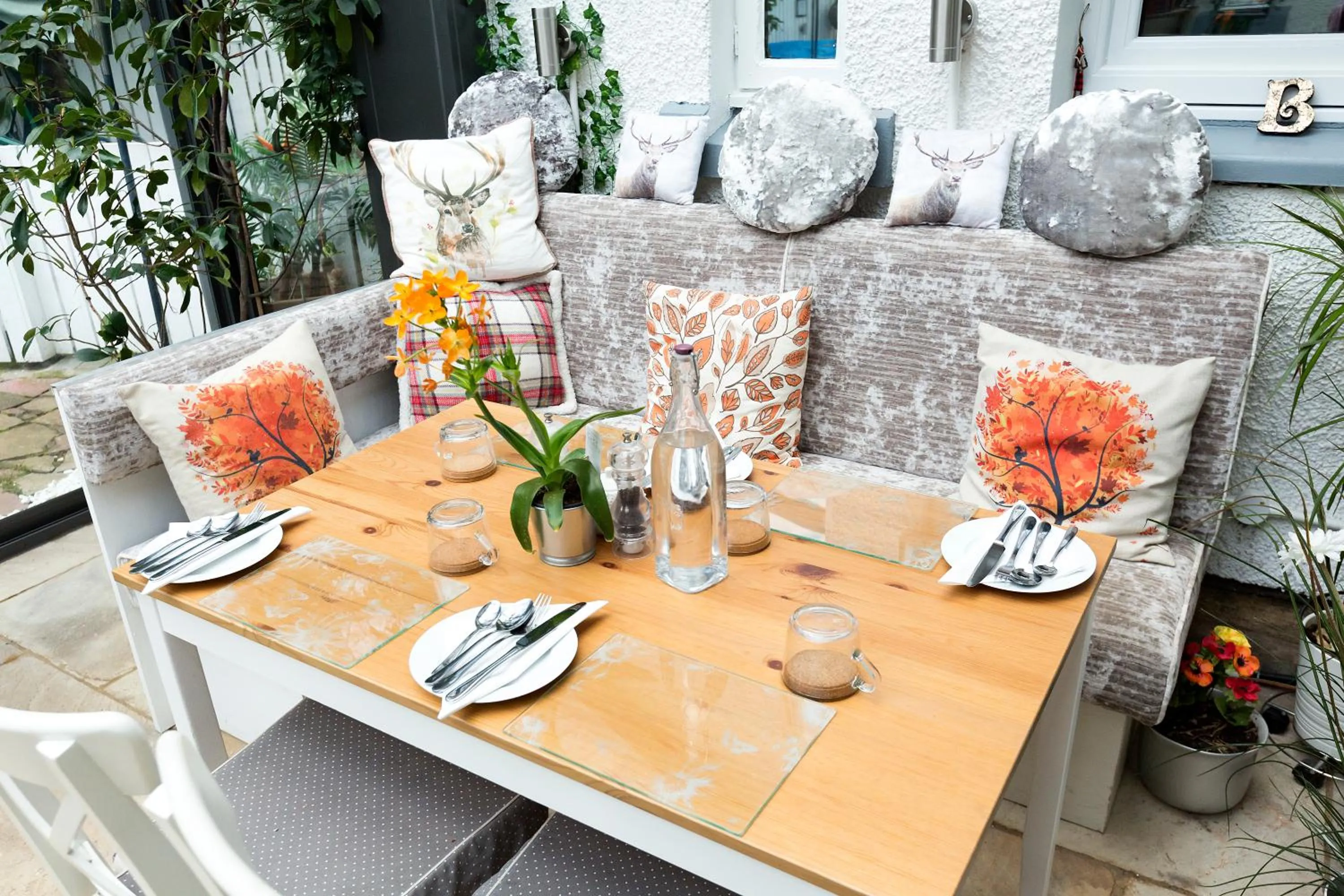Dining area in JustB Edinburgh