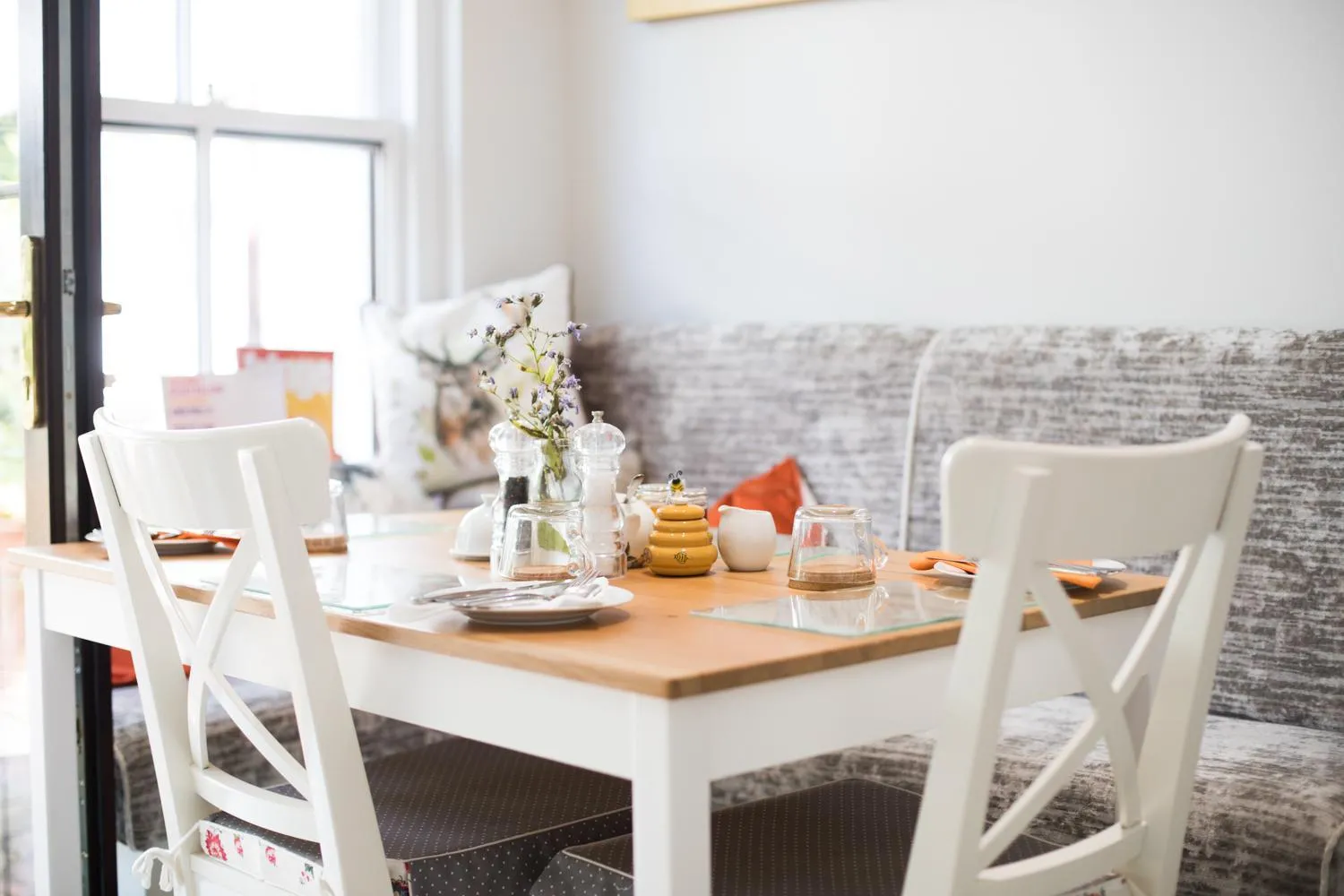 Dining area in JustB Edinburgh