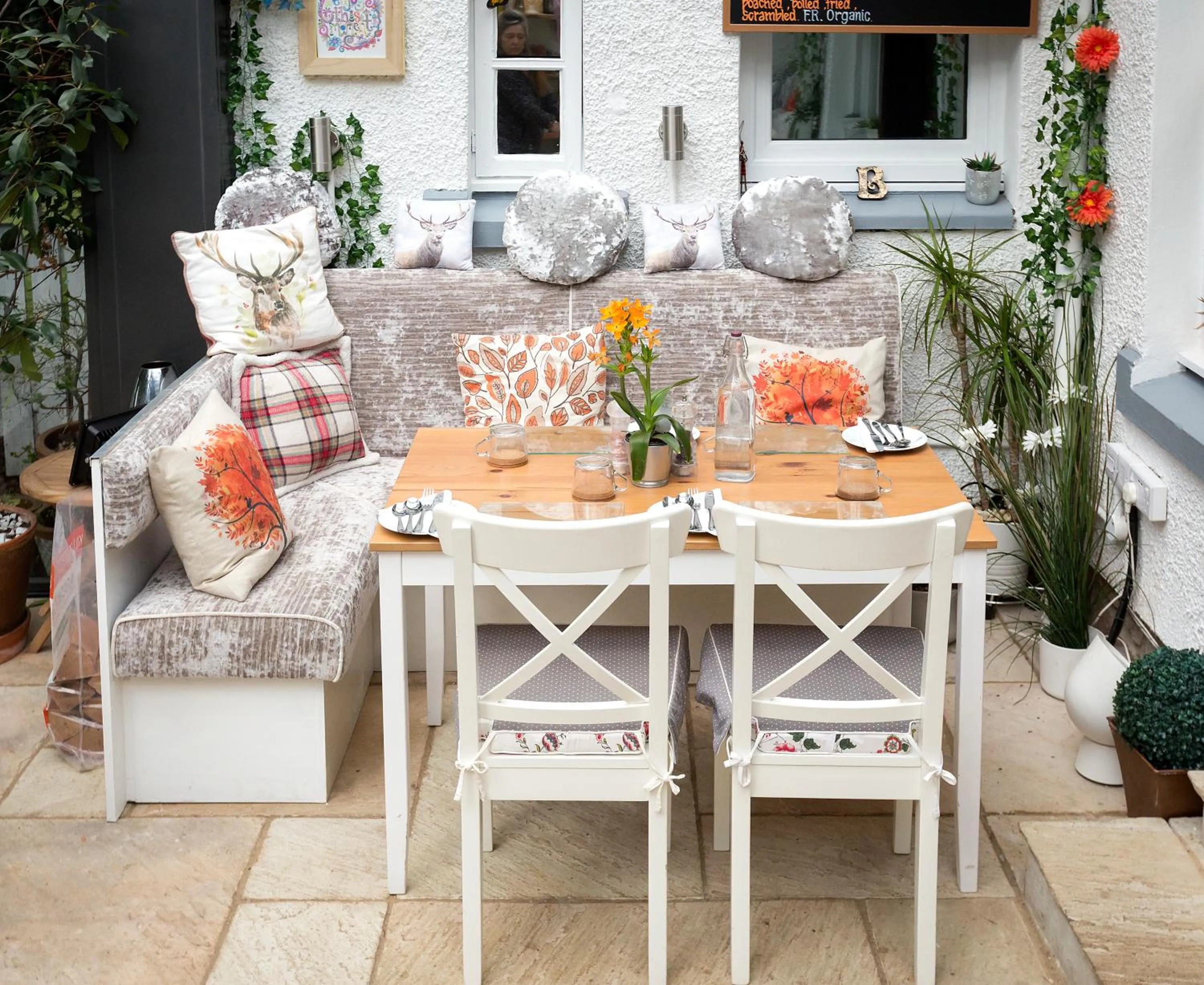 Seating area in JustB Edinburgh