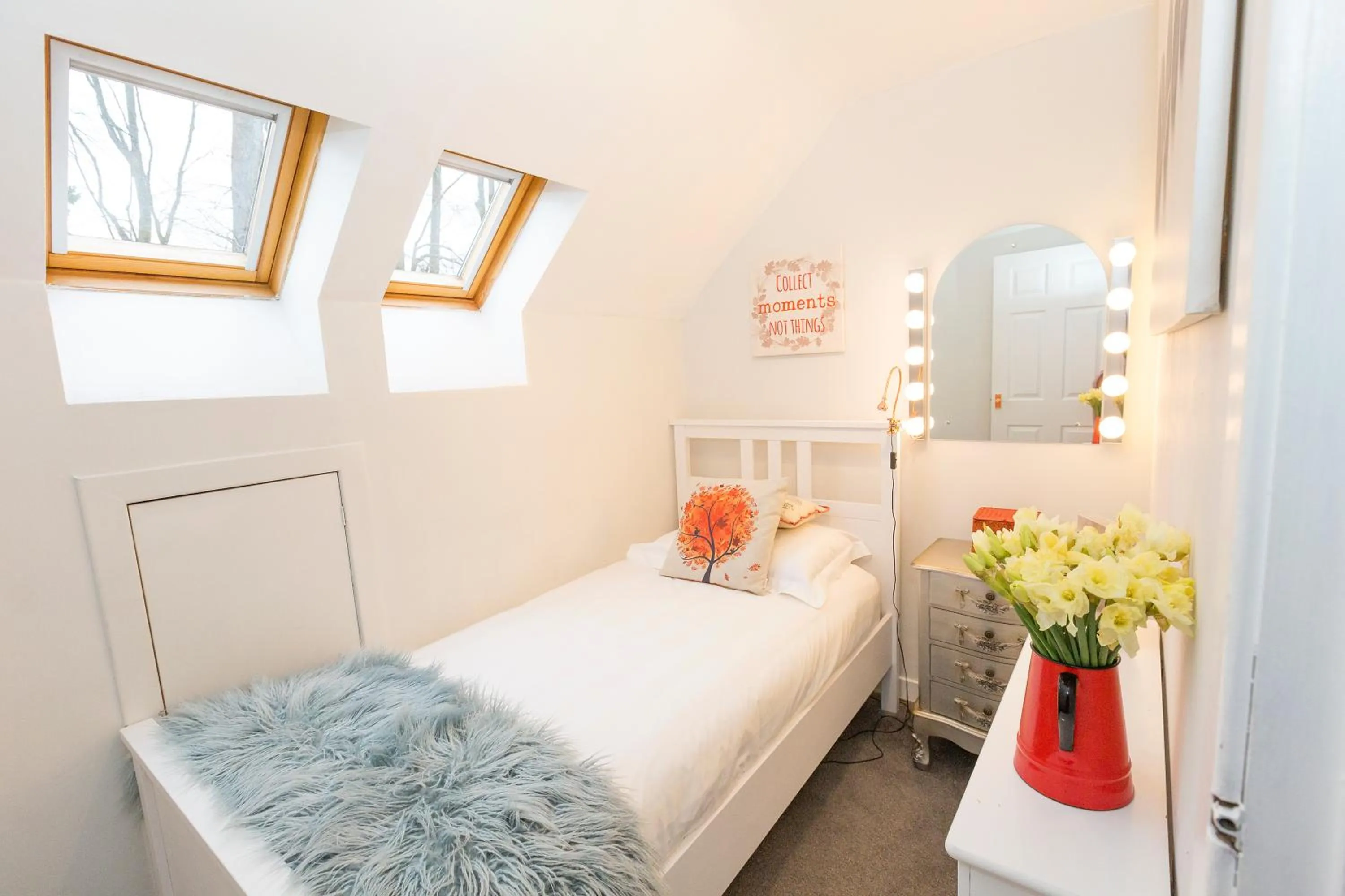 Bed in JustB Edinburgh