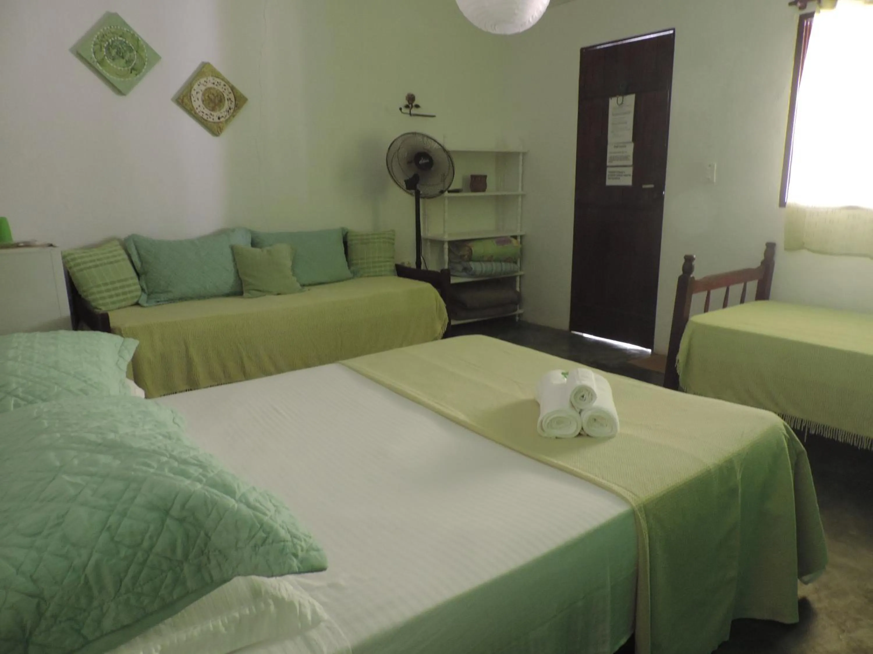Bed in Pousada Sitio das Flores