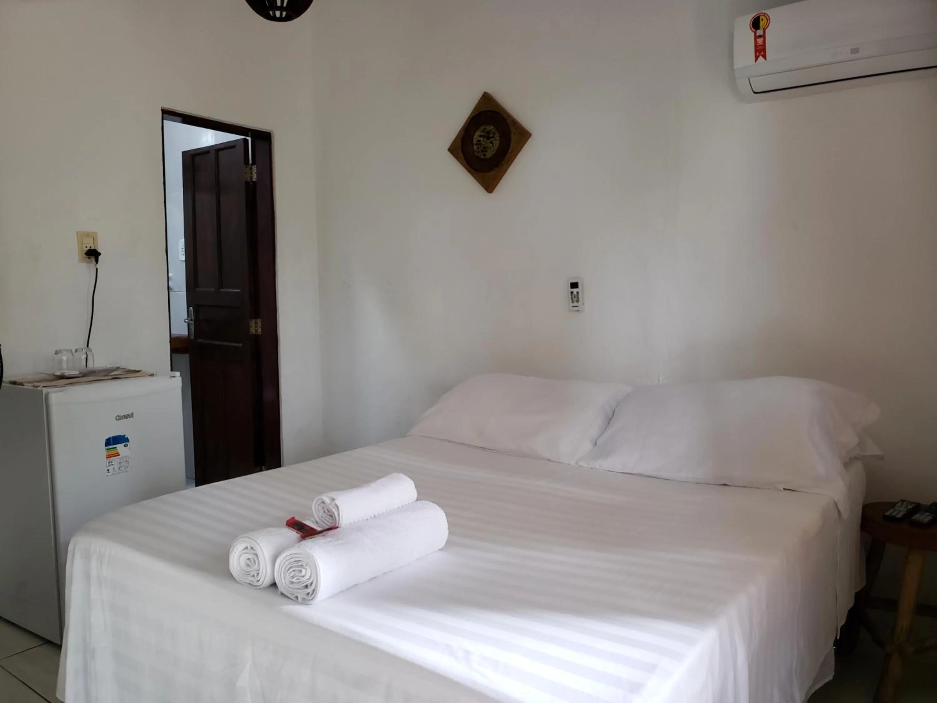 Bed in Pousada Sitio das Flores