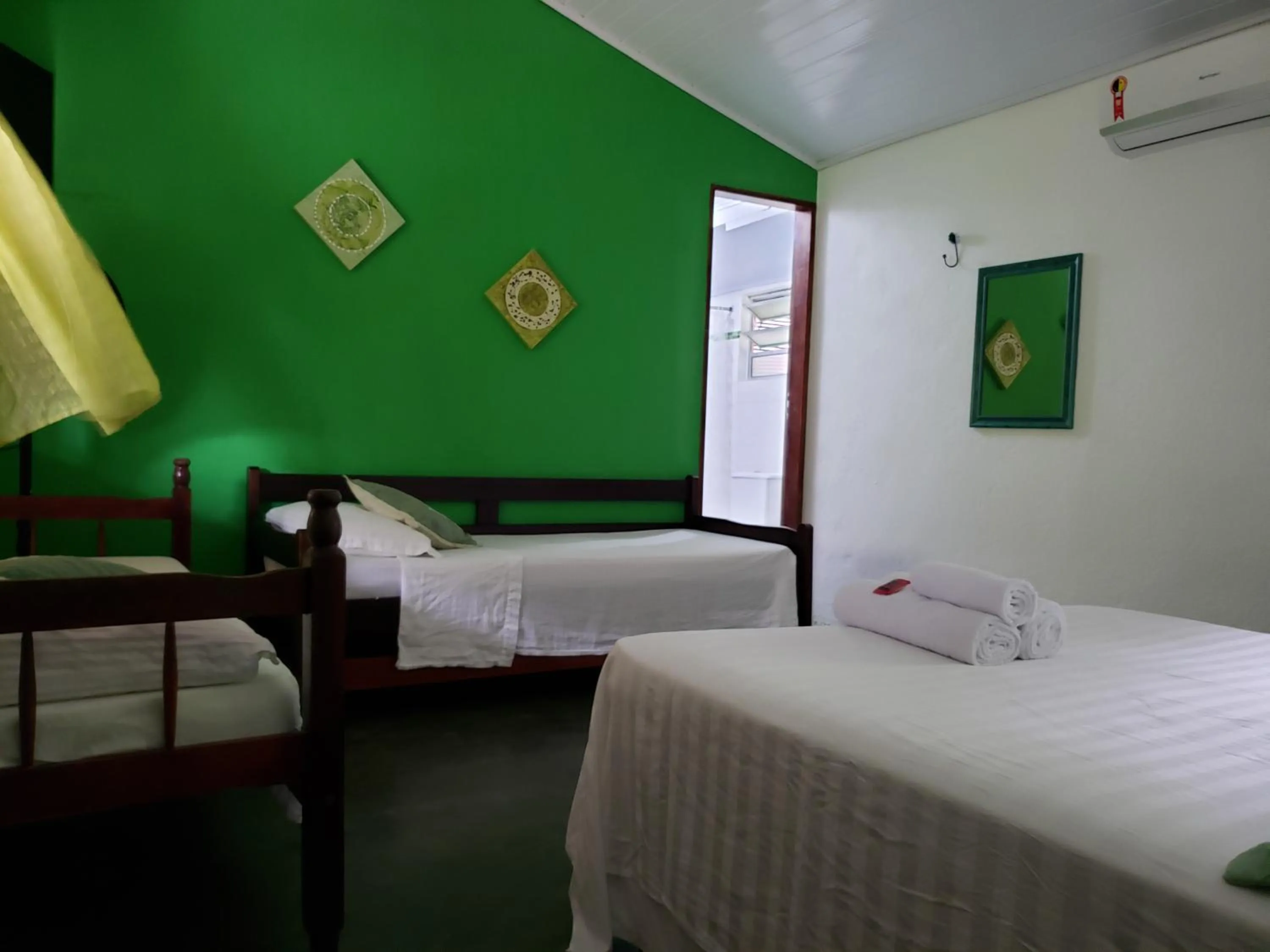 Bed in Pousada Sitio das Flores