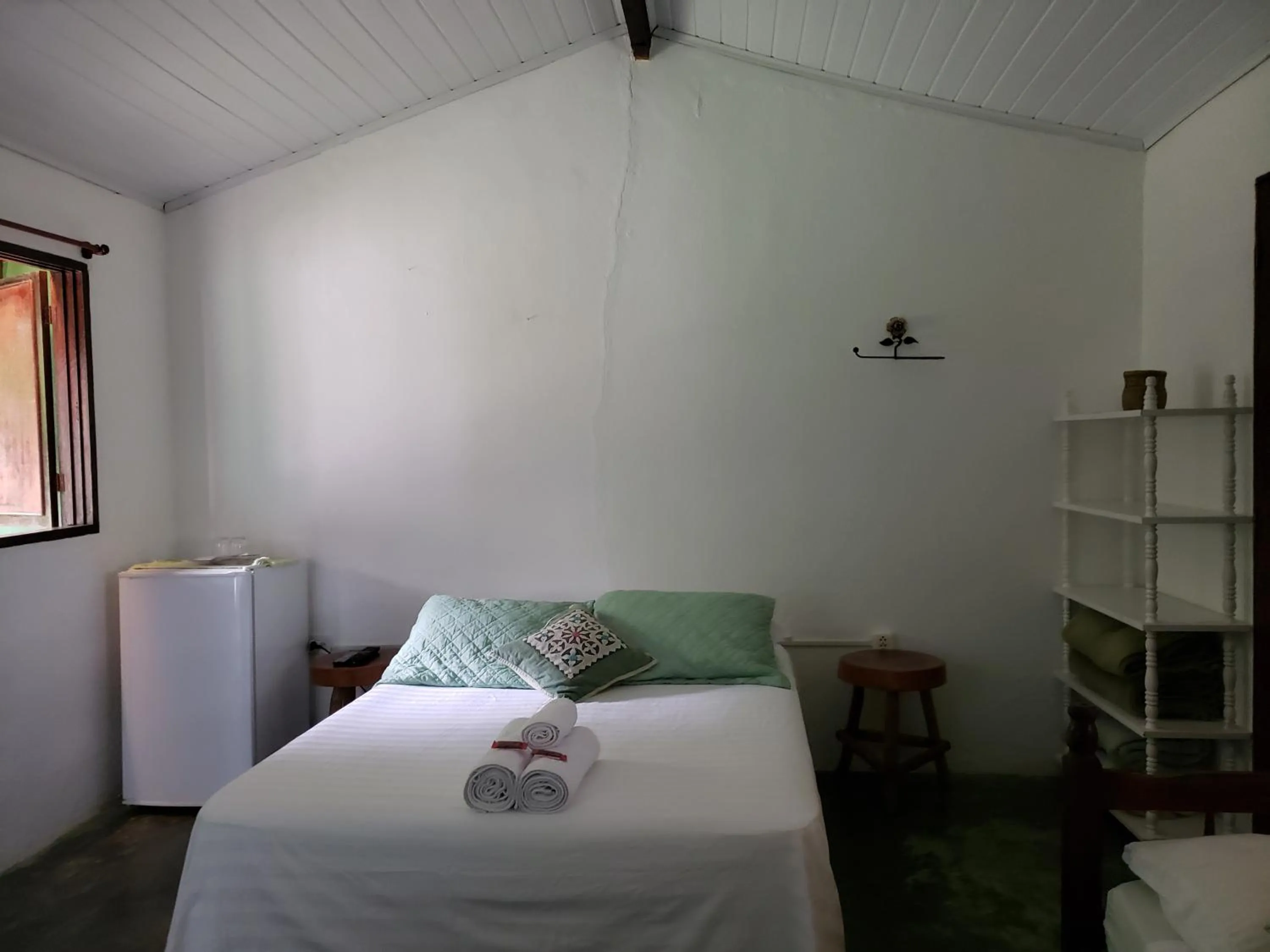 Bed in Pousada Sitio das Flores