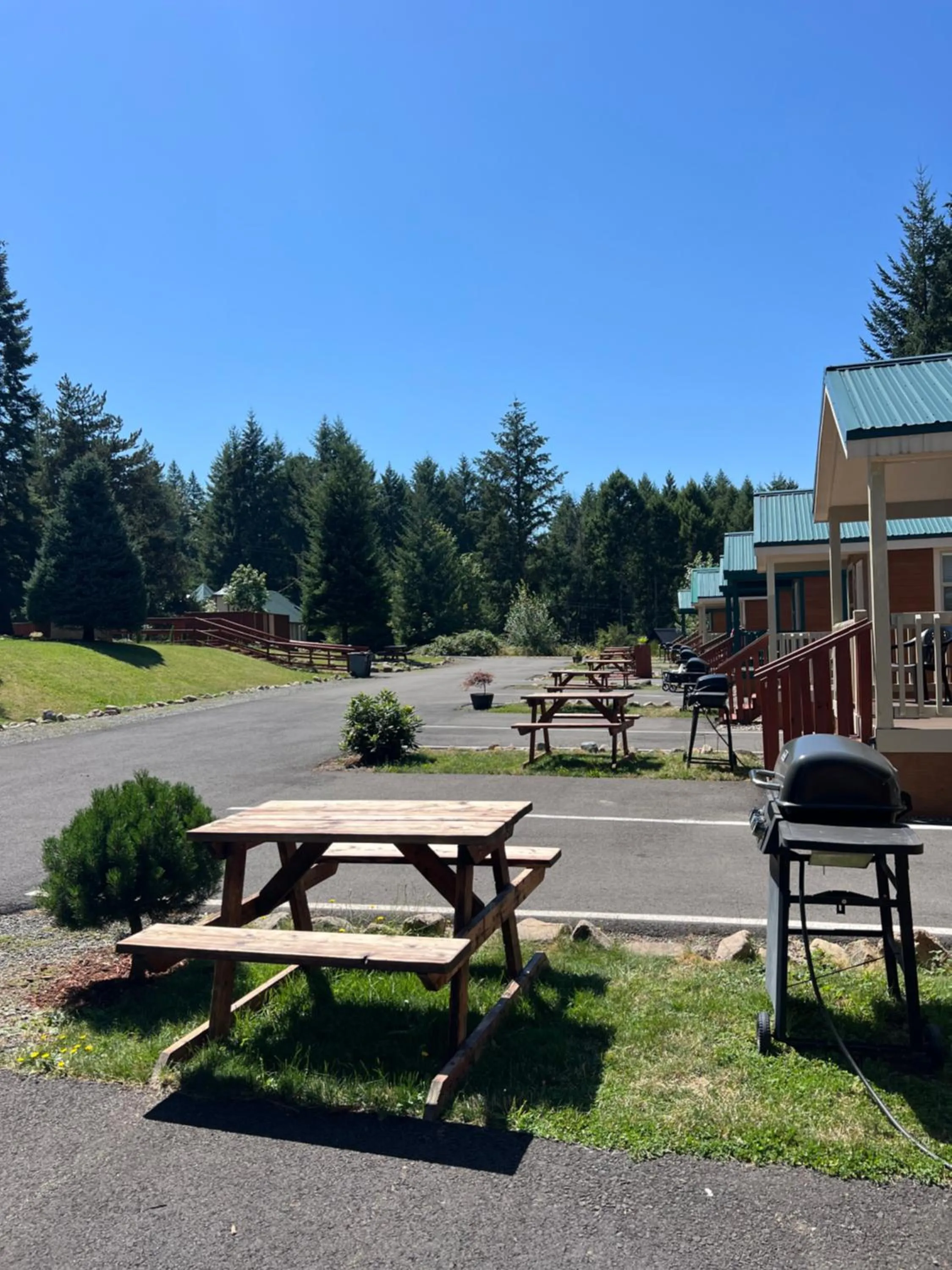 Patio in Packwood Lodge & Cabins