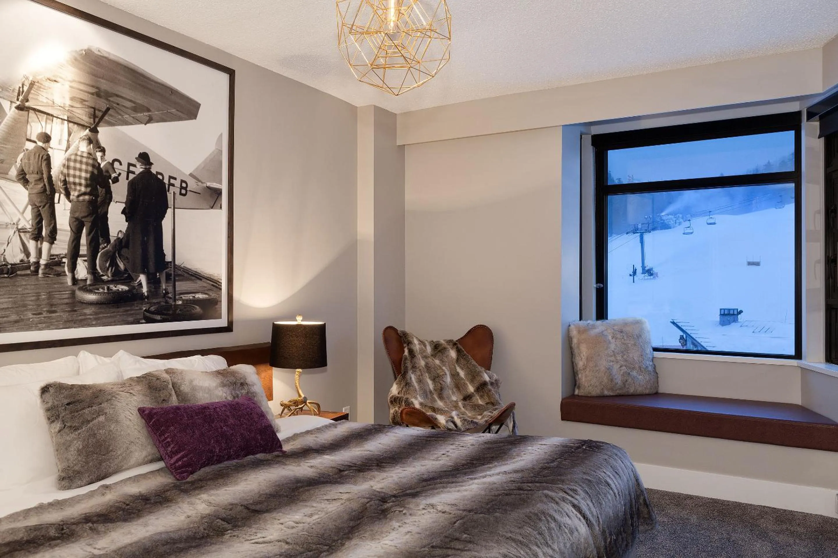 Bedroom, Bed in Gibbons Life Accommodations