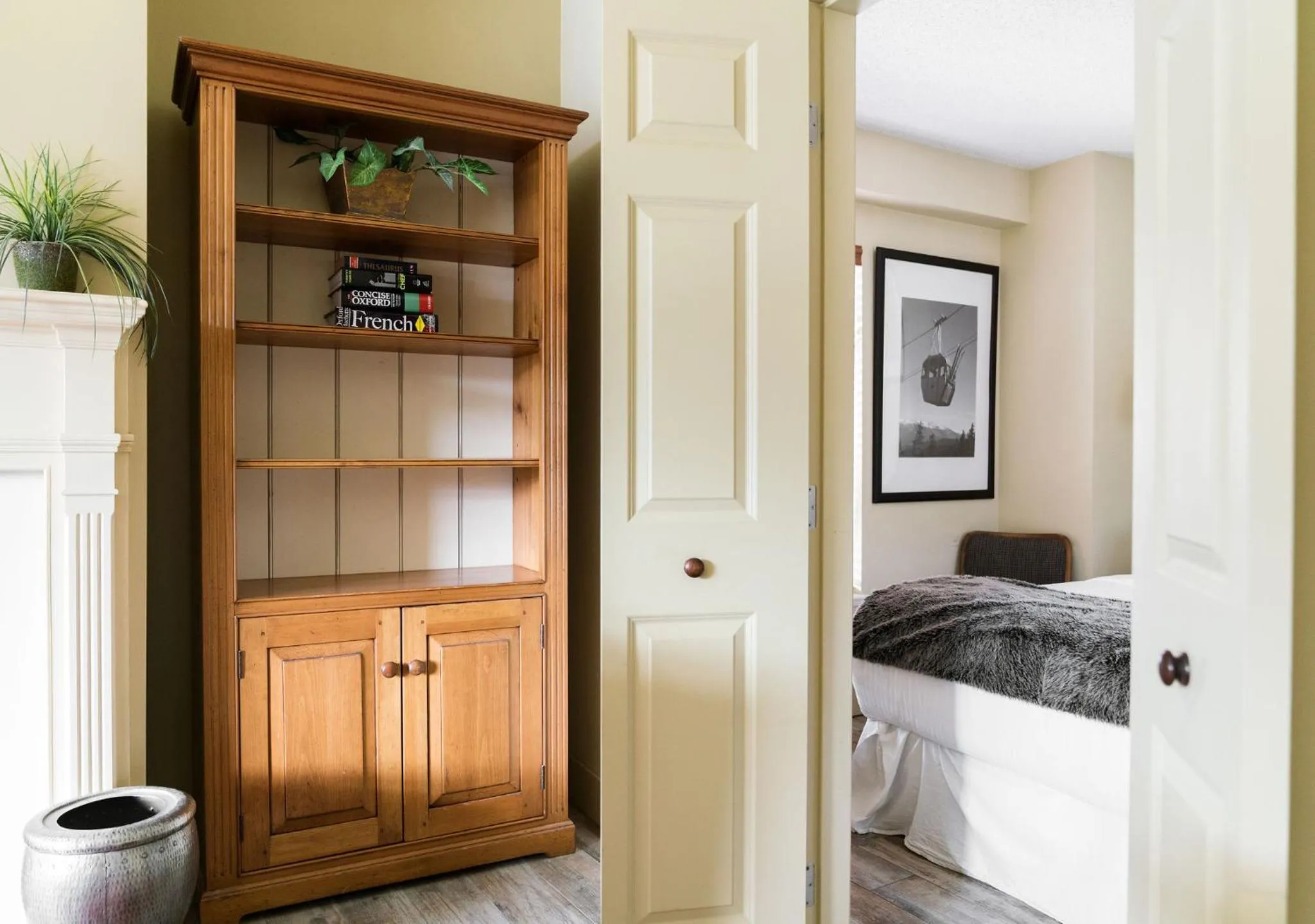 Bed in Gibbons Life Accommodations