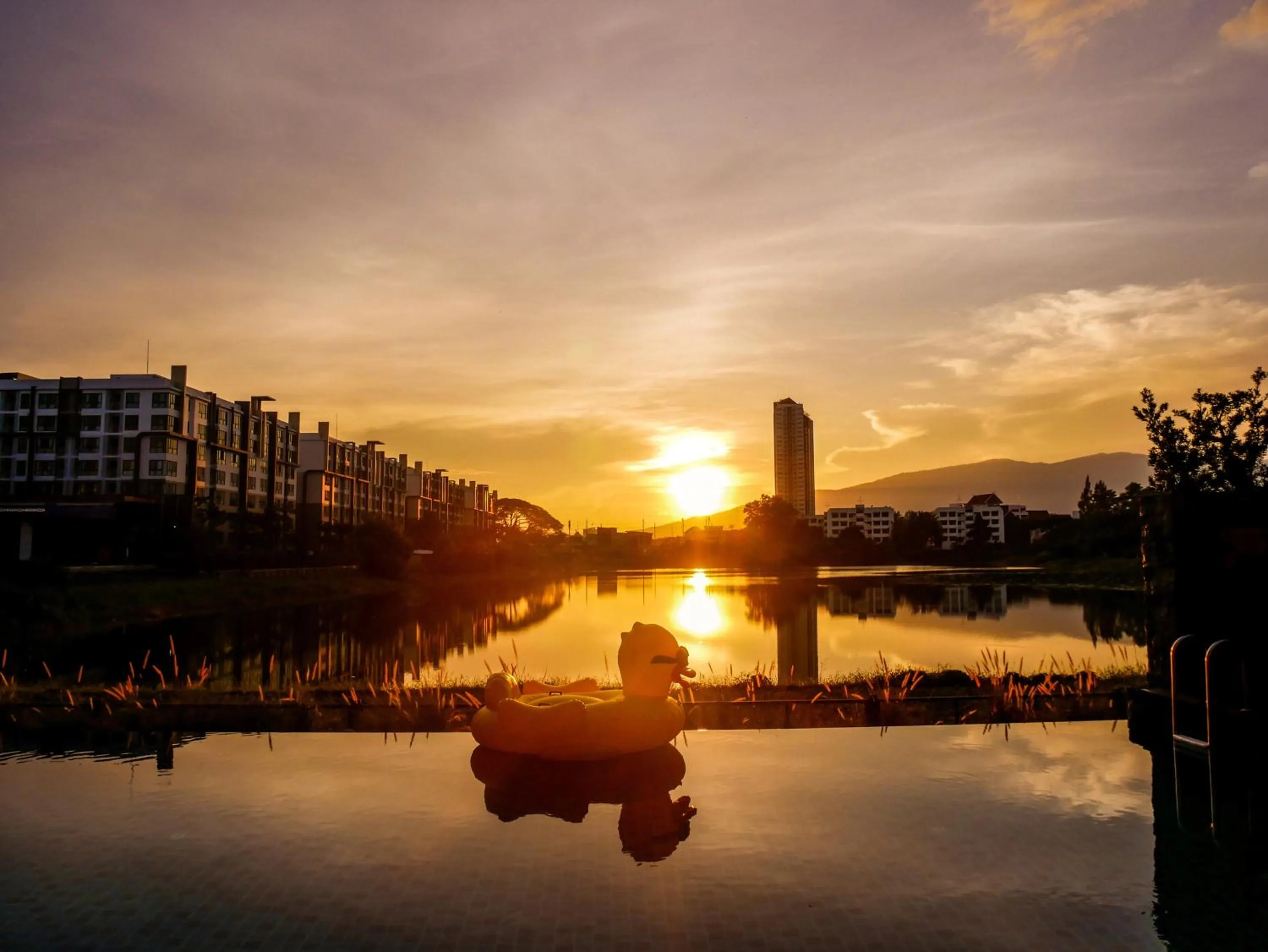 River view in Brique Hotel Chiangmai