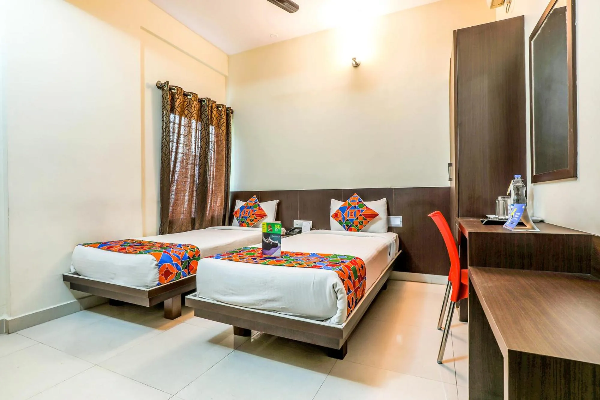 Bed in FabHotel RMS Comforts - Nr Yeshwantpur Railway Station