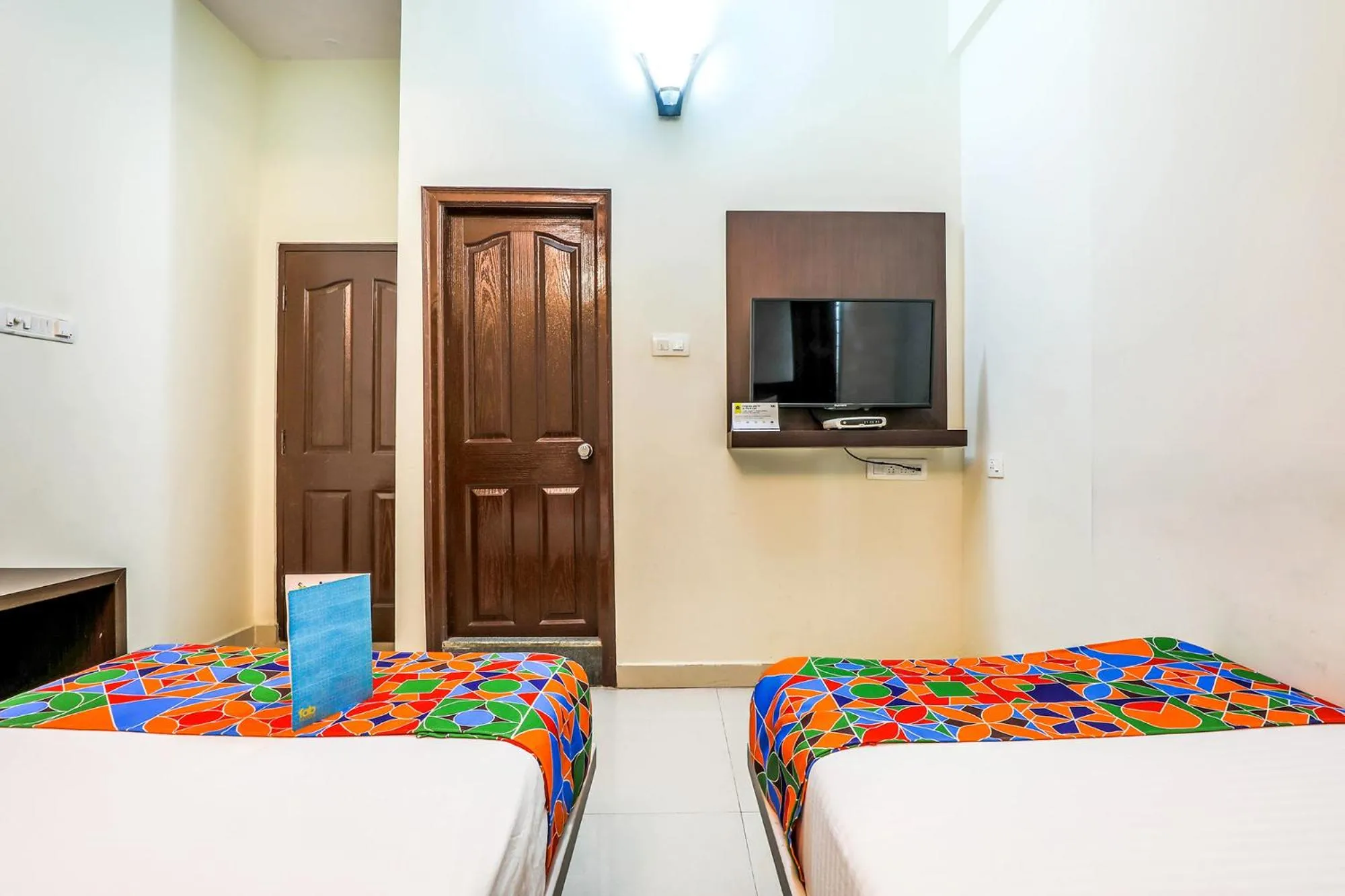 Bed in FabHotel RMS Comforts - Nr Yeshwantpur Railway Station