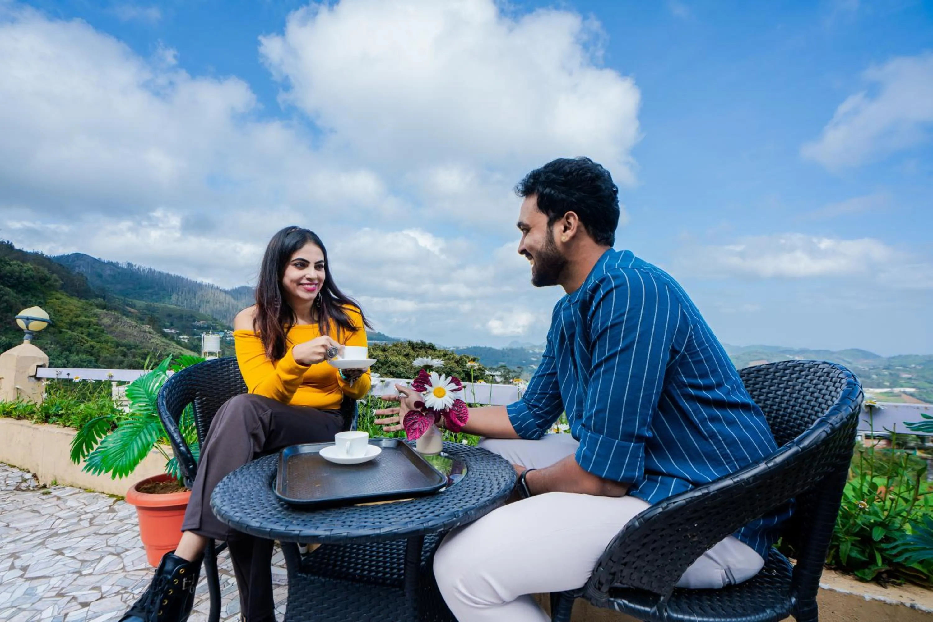 Food and drinks in Tulips Valley View Resorts