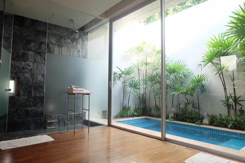 Shower in Art Space Pool Villa