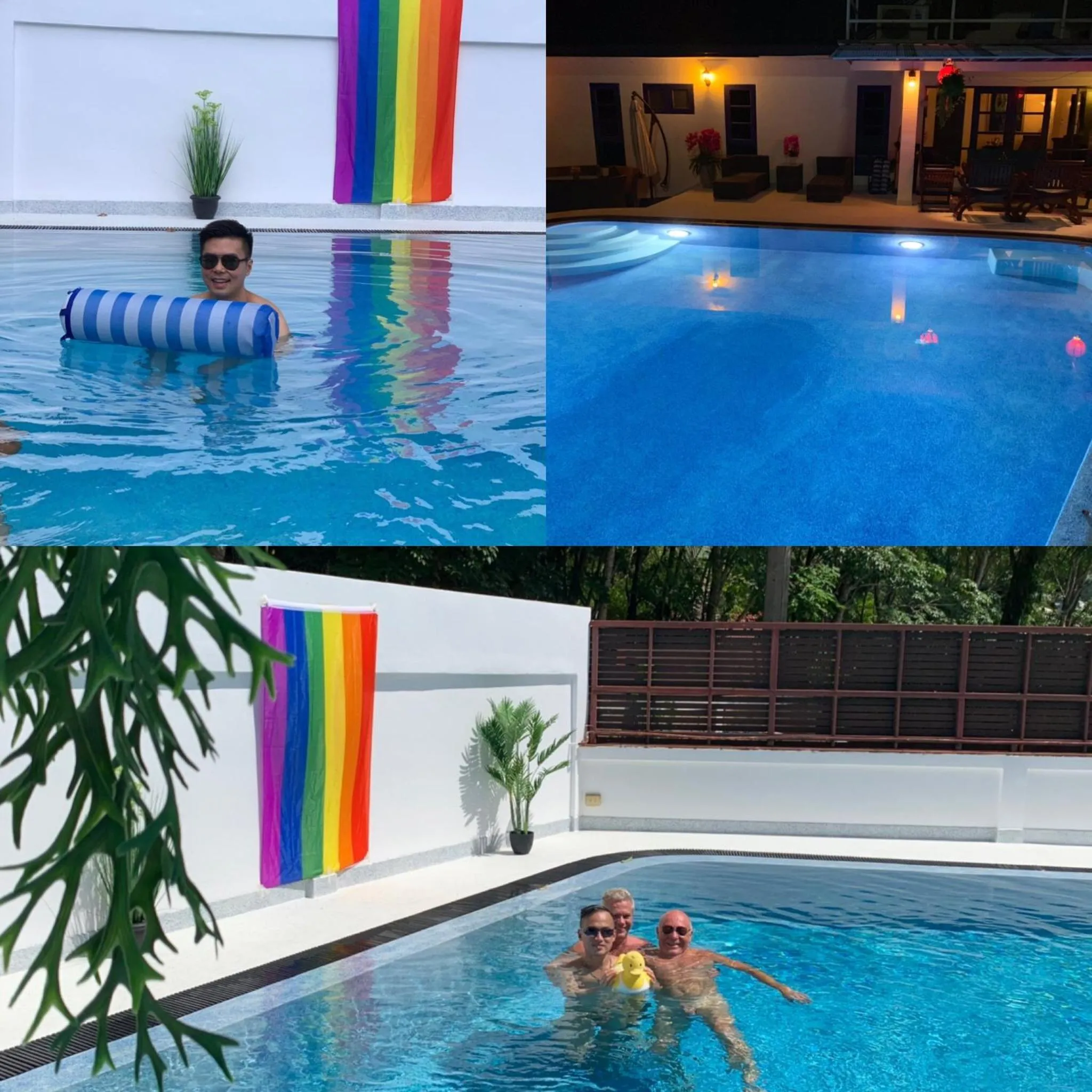 Swimming pool in Phuket Gay Homestay
