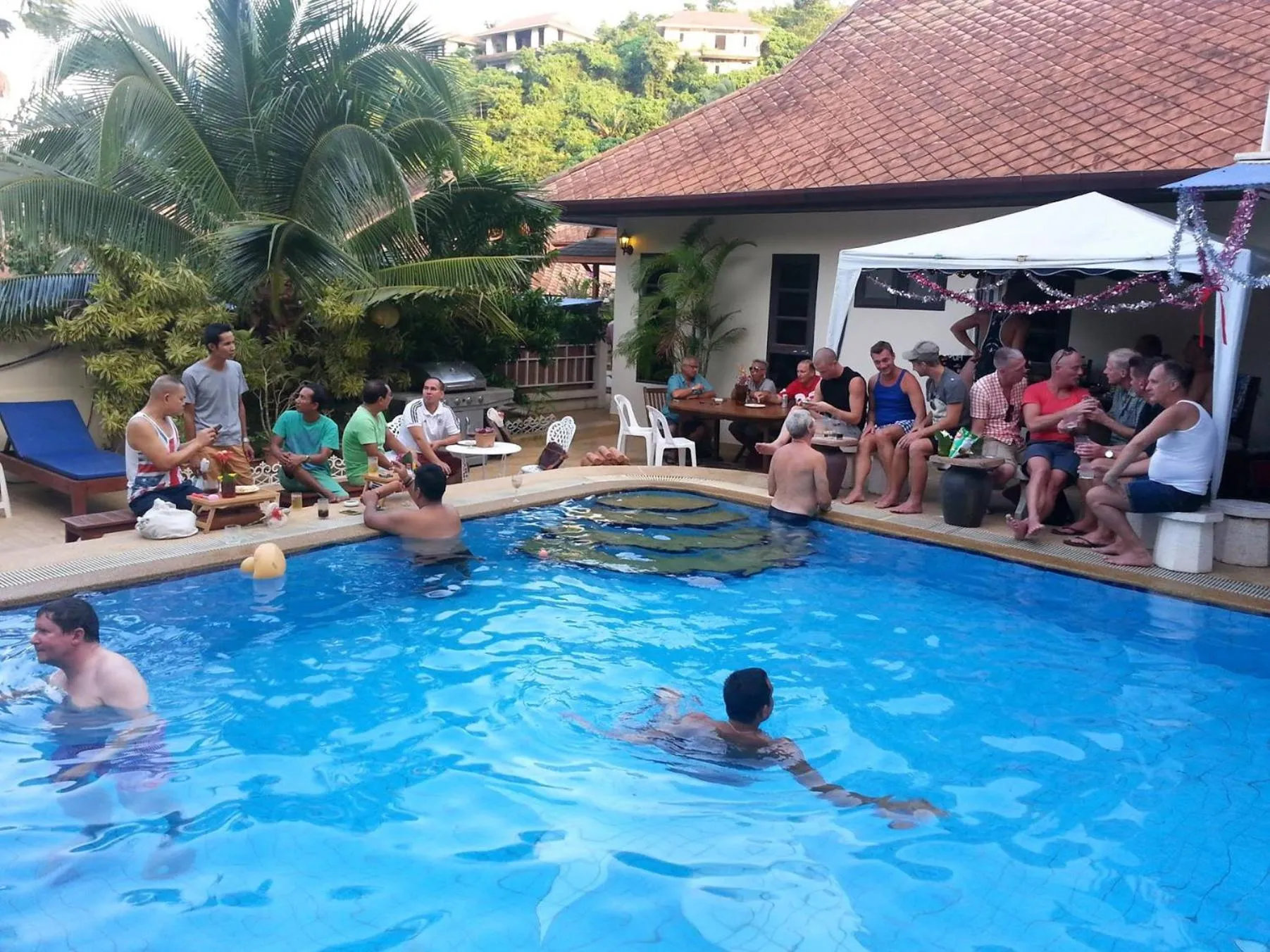 Swimming pool in Phuket Gay Homestay
