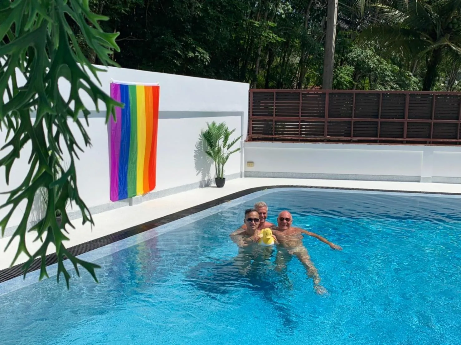 Swimming pool in Phuket Gay Homestay