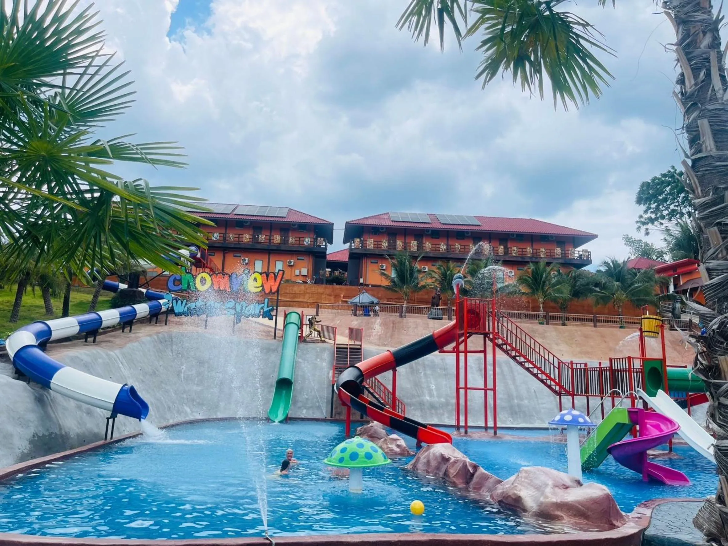 Aqua park in Chomview Resort