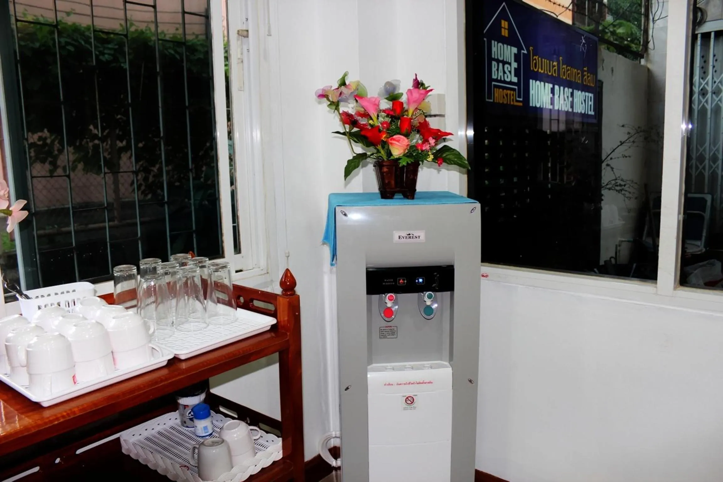 Non alcoholic drinks in Home Base Hostel