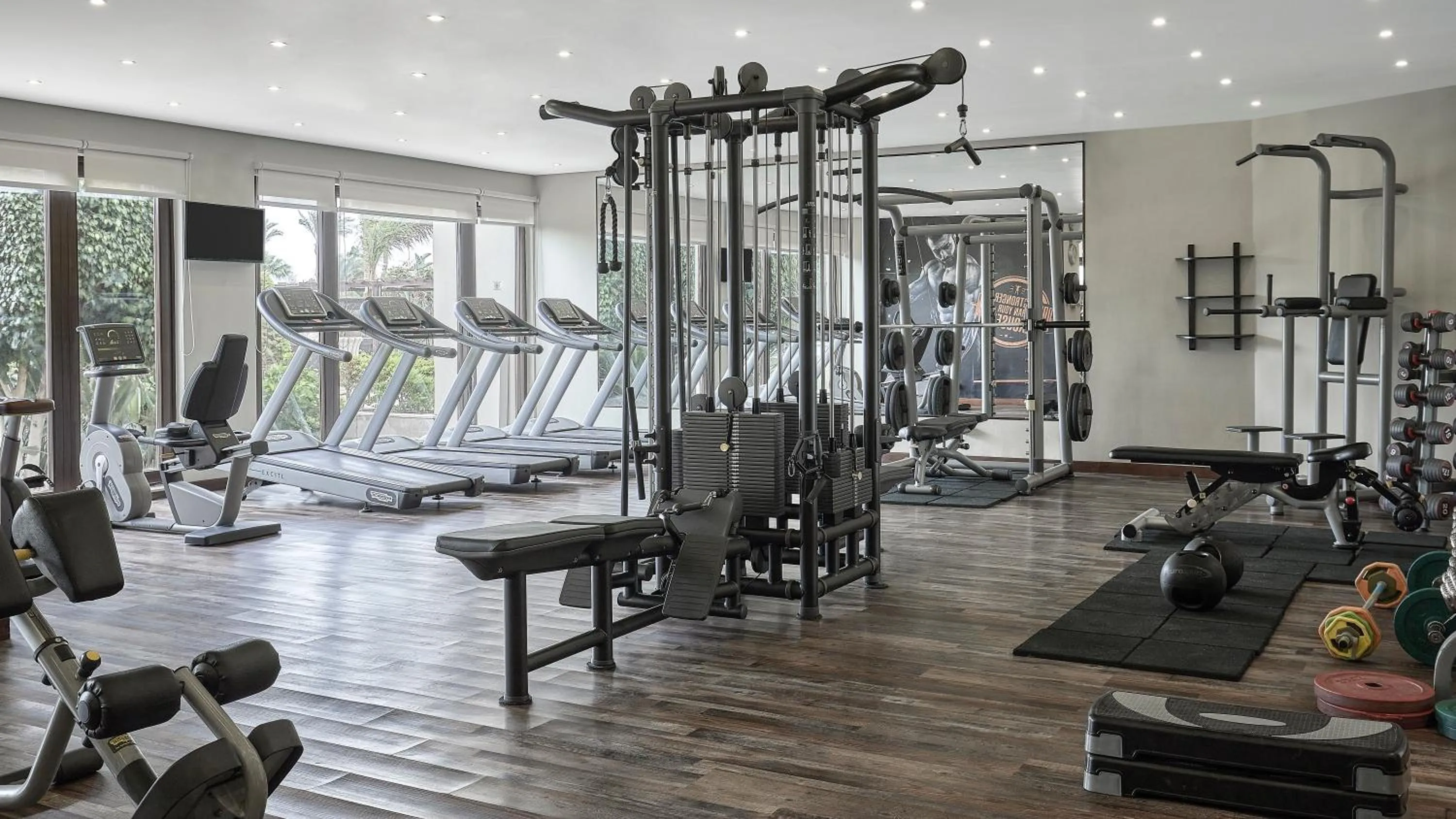 Fitness centre/facilities in Steigenberger Aldau Beach Hotel