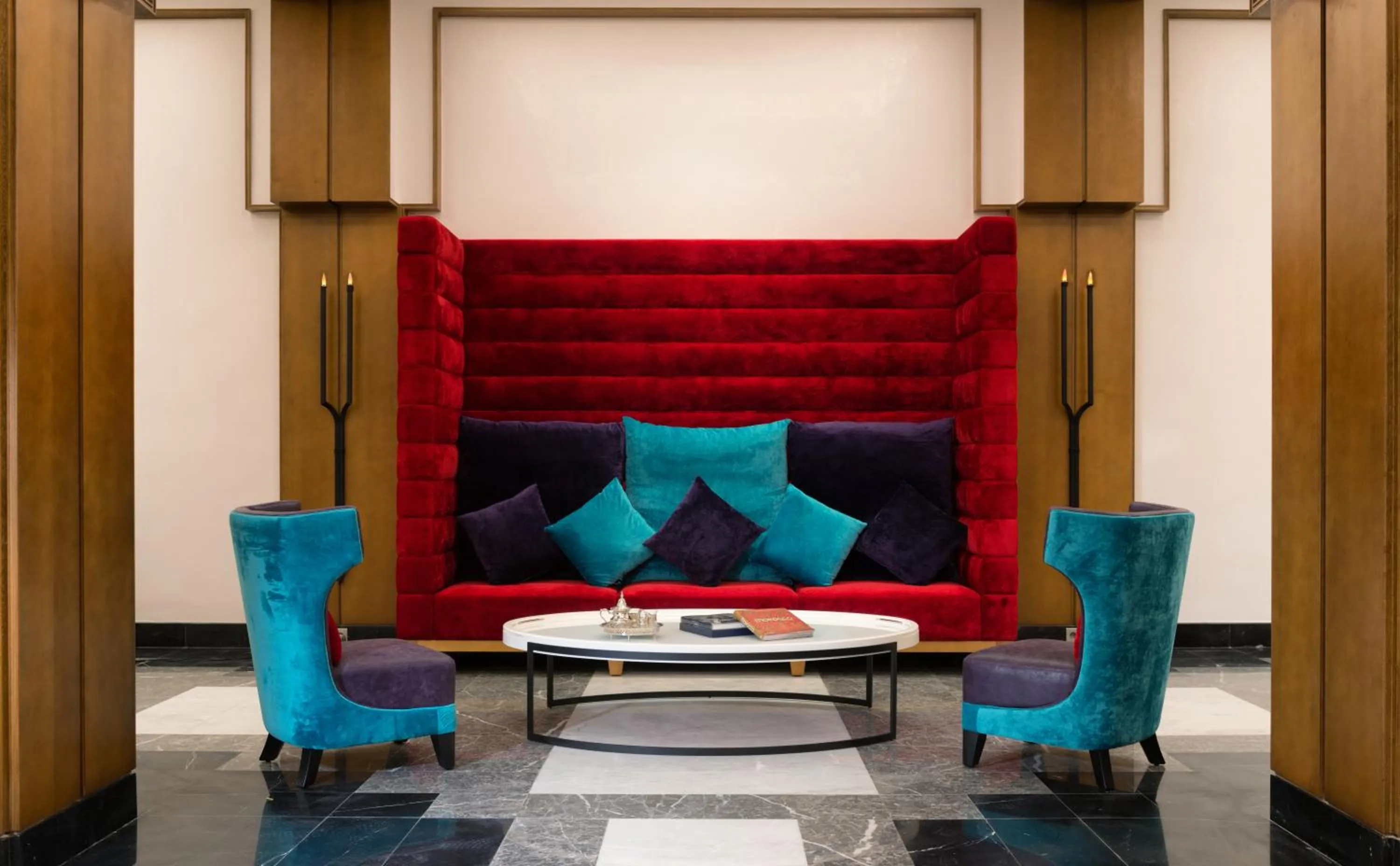 Lobby or reception in Mövenpick Hotel Mansour Eddahbi Marrakech