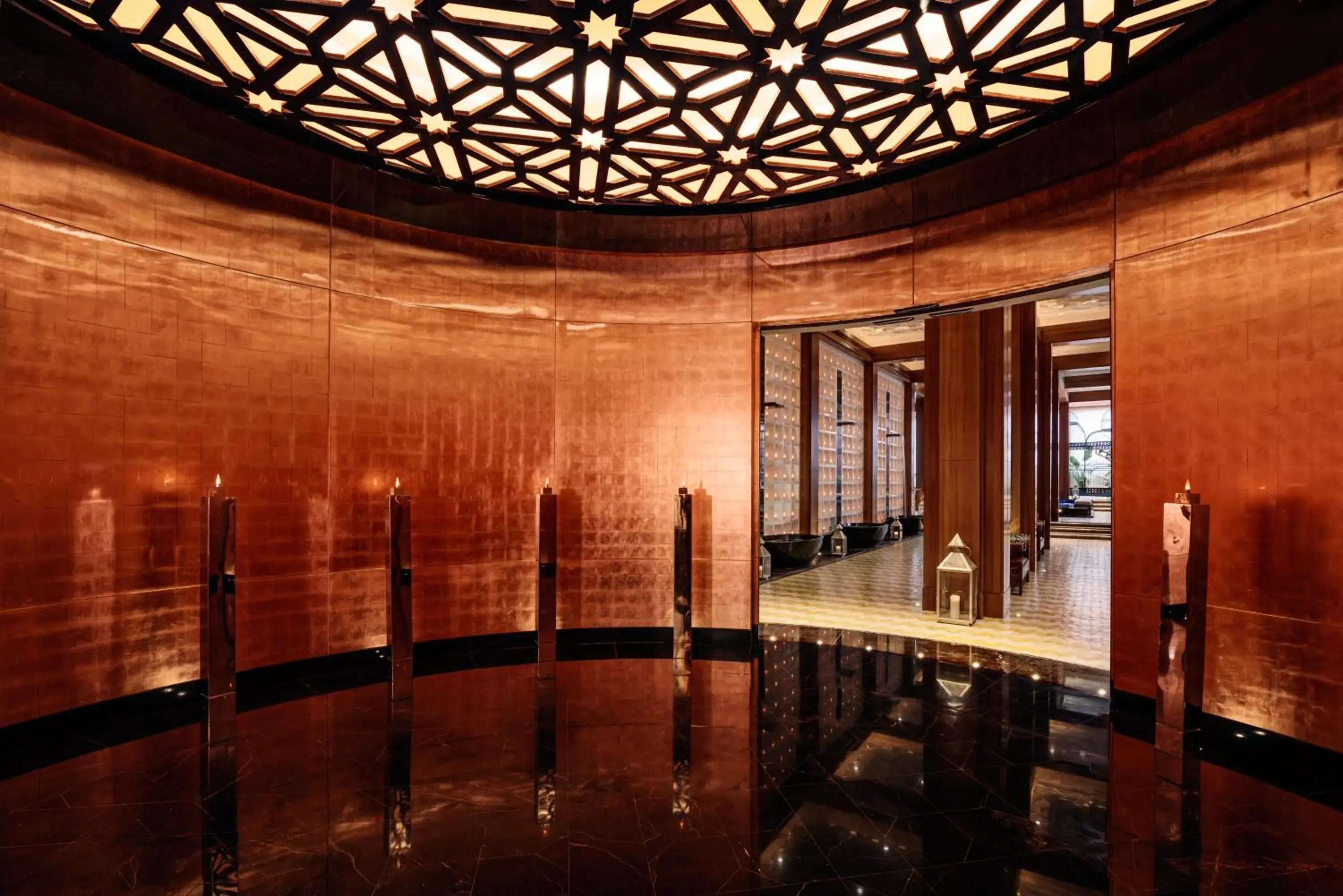 Lobby or reception, Lounge/Bar in Mövenpick Hotel Mansour Eddahbi Marrakech