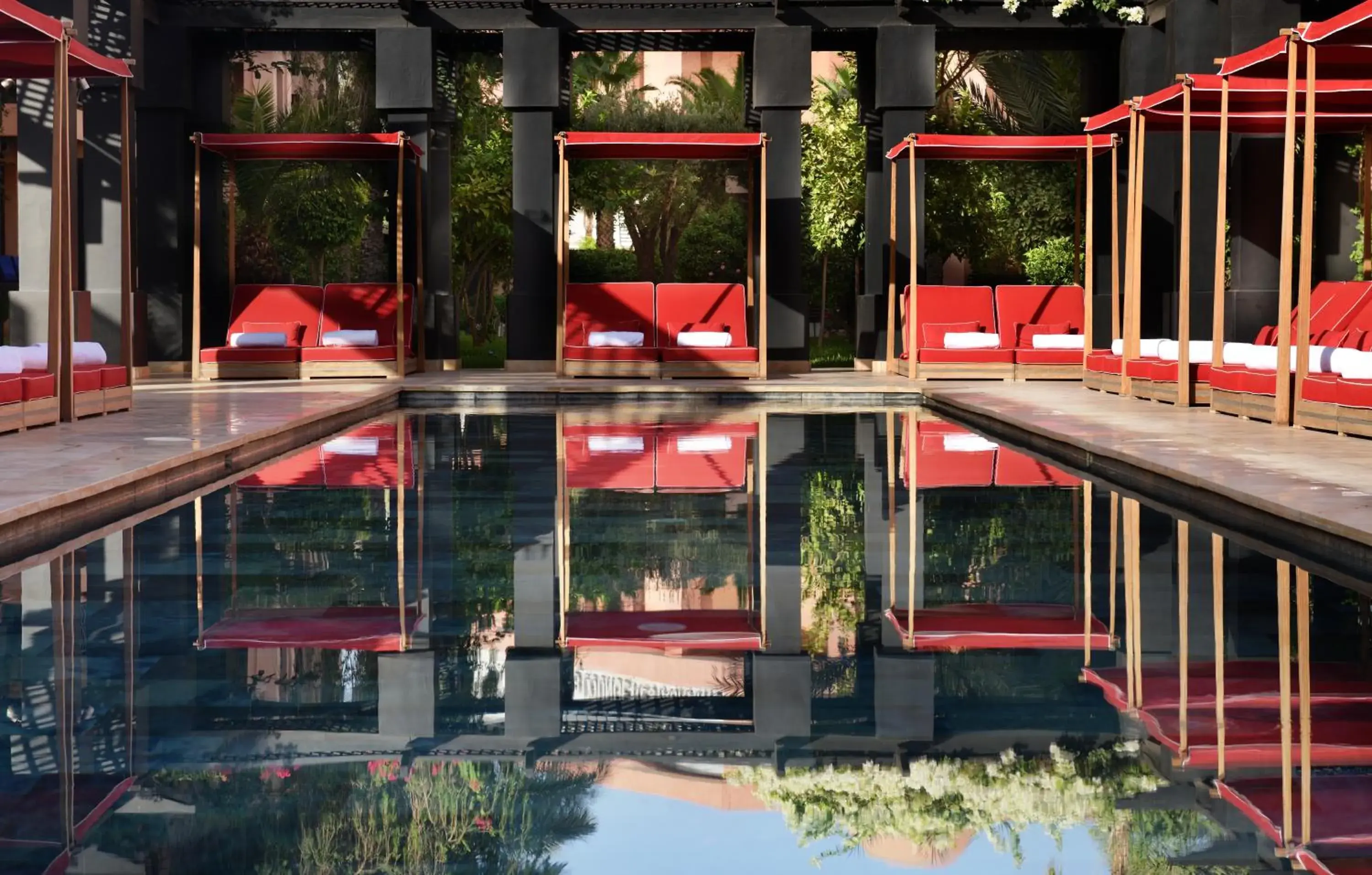 Swimming Pool in Mövenpick Hotel Mansour Eddahbi Marrakech