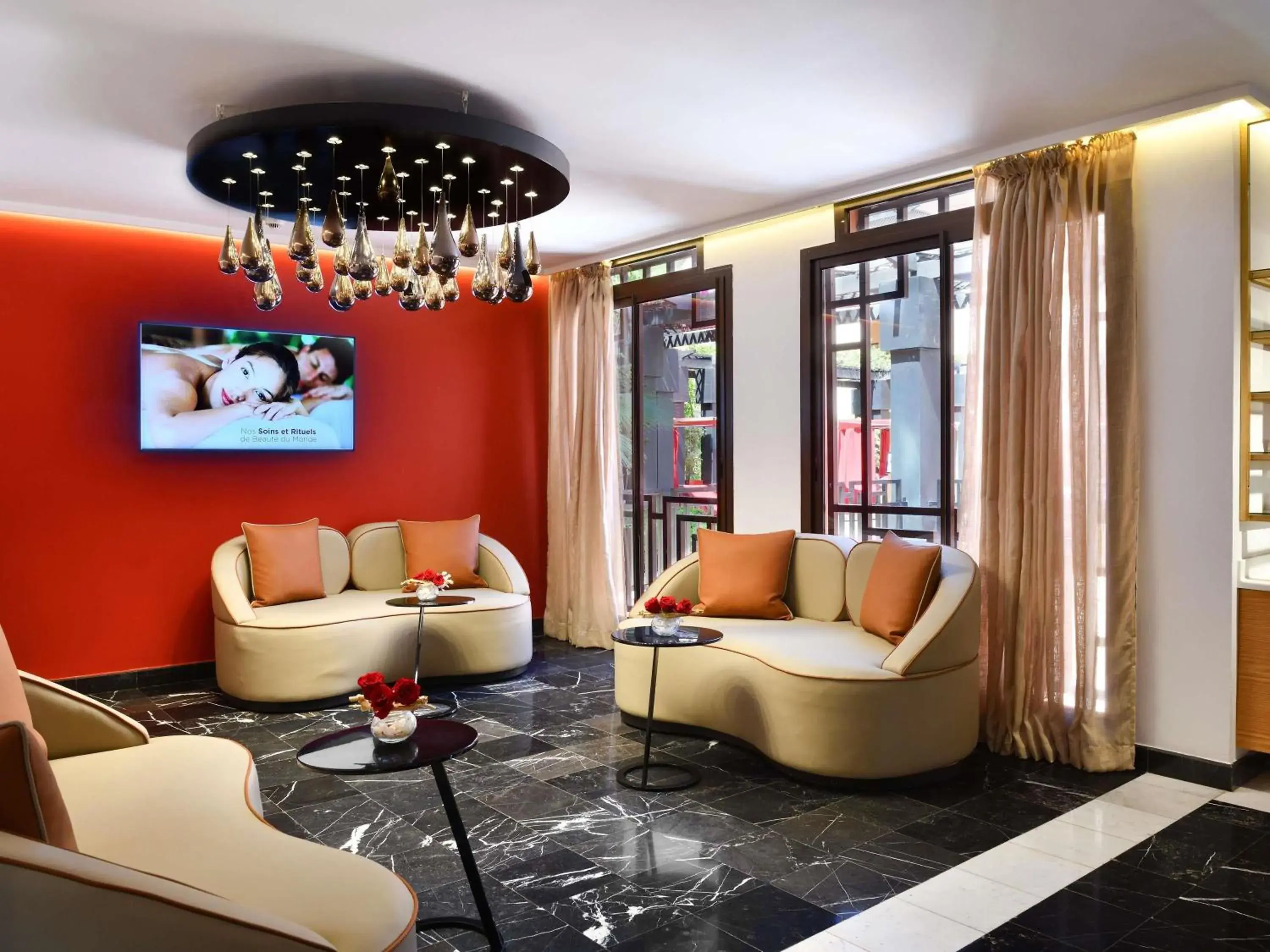 Spa and wellness centre/facilities in Mövenpick Hotel Mansour Eddahbi Marrakech Spa and wellness centre/facilities in Mövenpick Hotel Mansour Eddahbi Marrakech