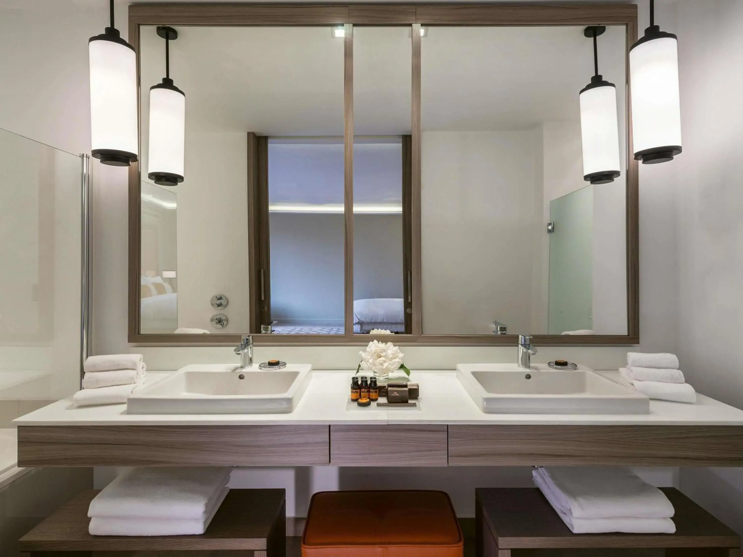 Bedroom in Mövenpick Hotel Mansour Eddahbi Marrakech Bedroom in Mövenpick Hotel Mansour Eddahbi Marrakech