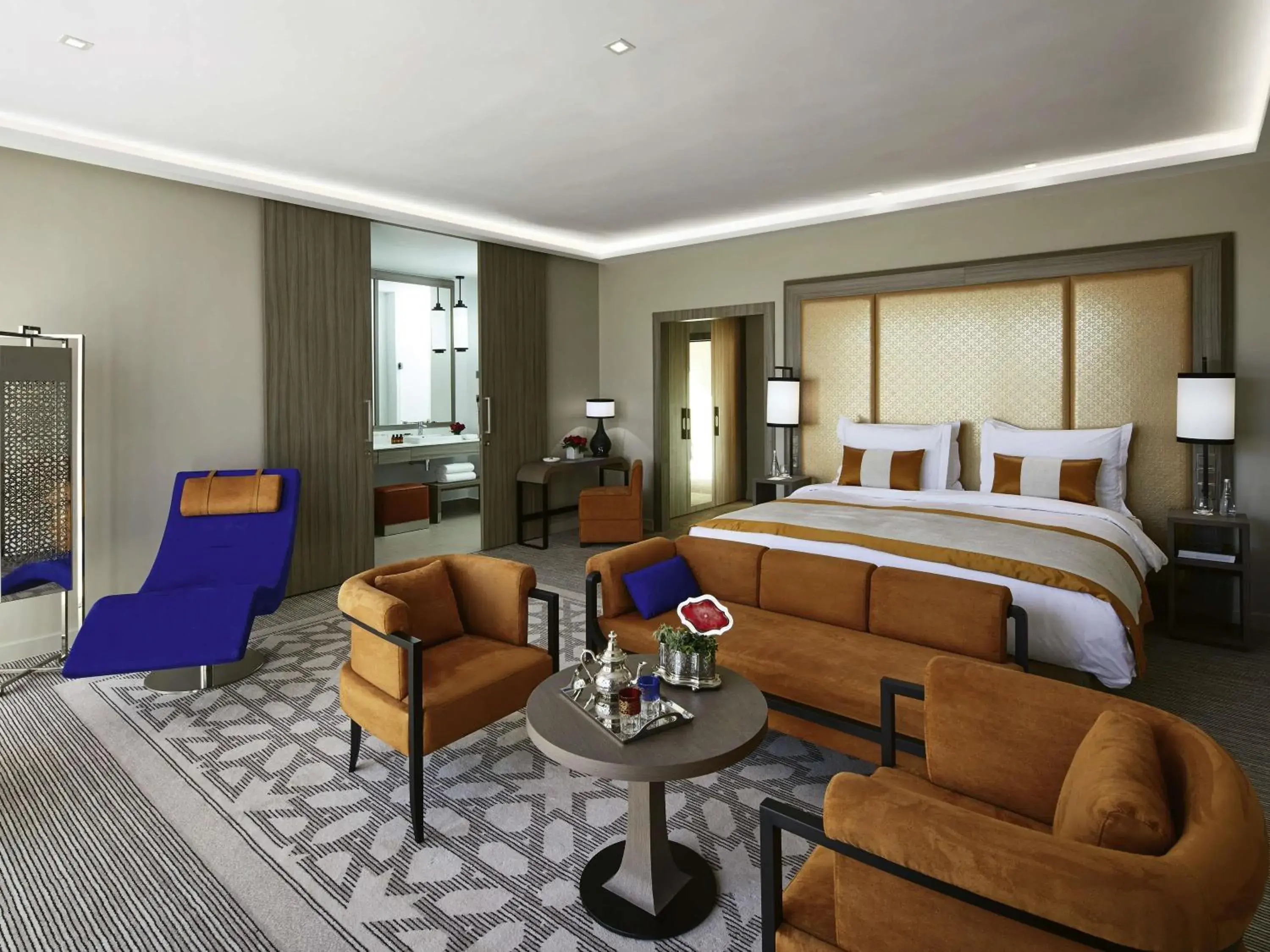 Bedroom, Bed in Mövenpick Hotel Mansour Eddahbi Marrakech Bedroom, Bed in Mövenpick Hotel Mansour Eddahbi Marrakech