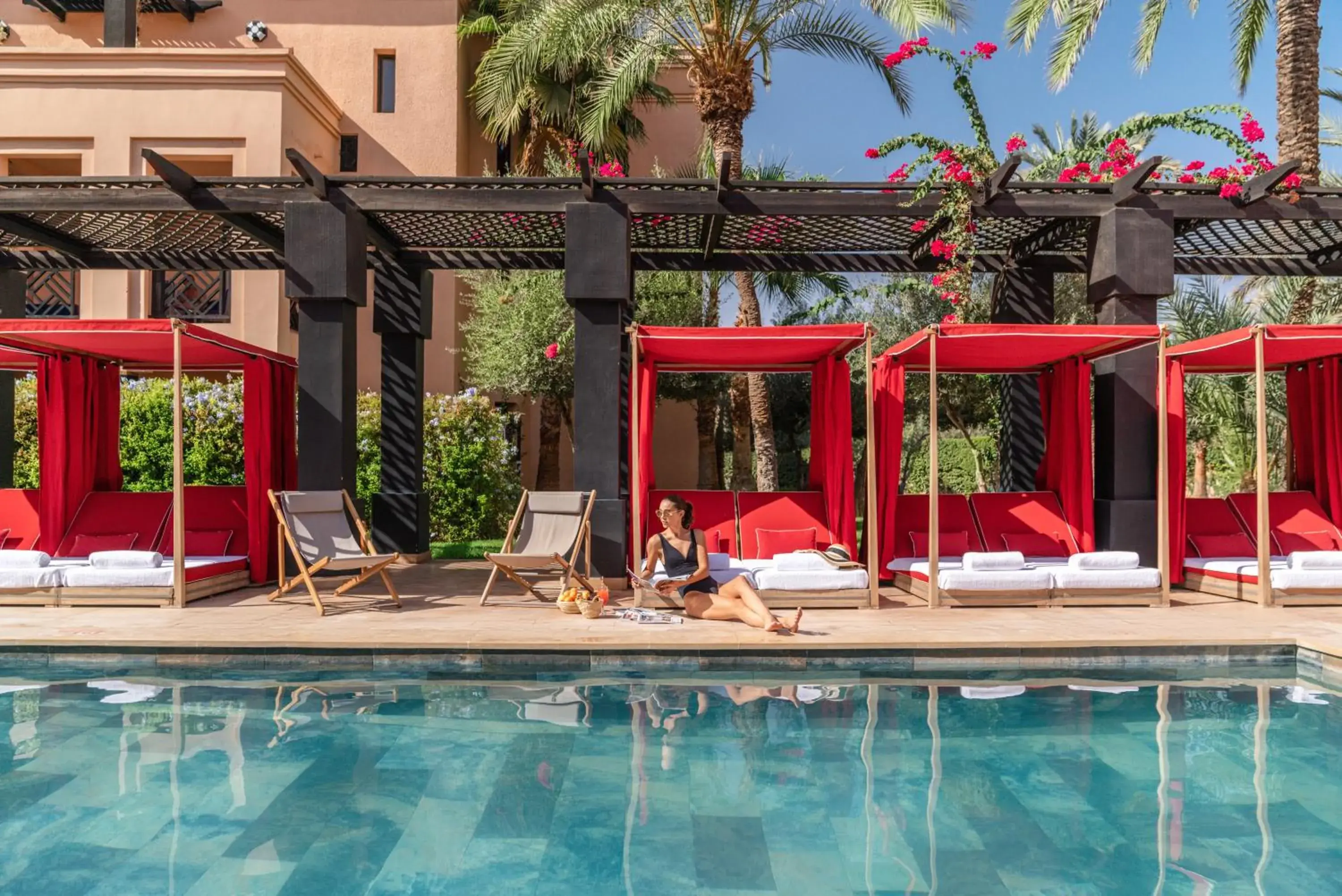 Swimming Pool in Mövenpick Hotel Mansour Eddahbi Marrakech