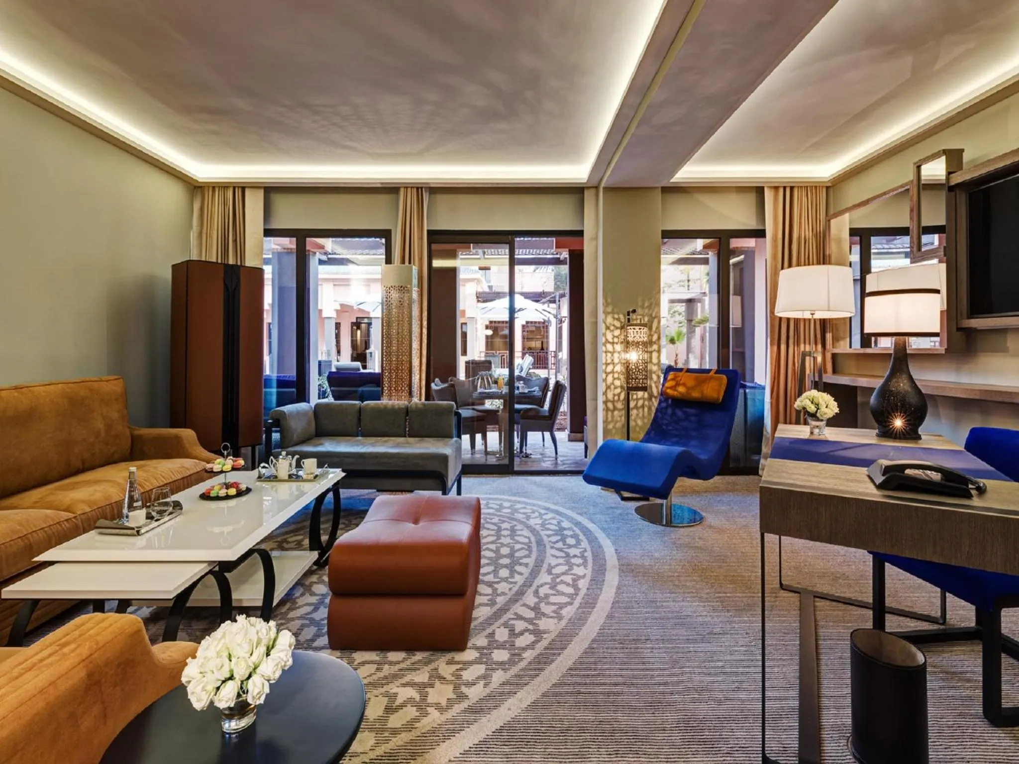 Living room in Mövenpick Hotel Mansour Eddahbi Marrakech