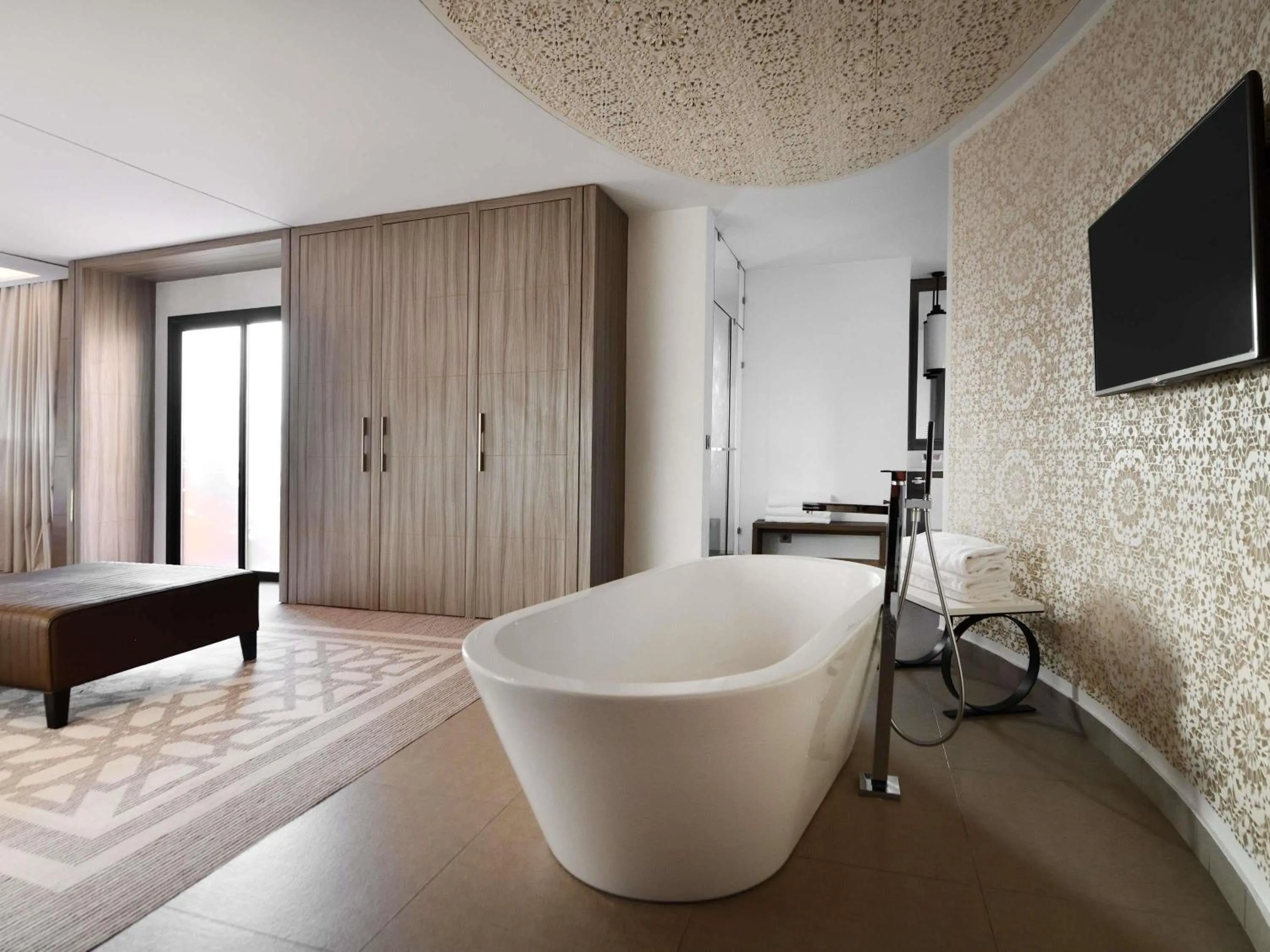 Bedroom in Mövenpick Hotel Mansour Eddahbi Marrakech