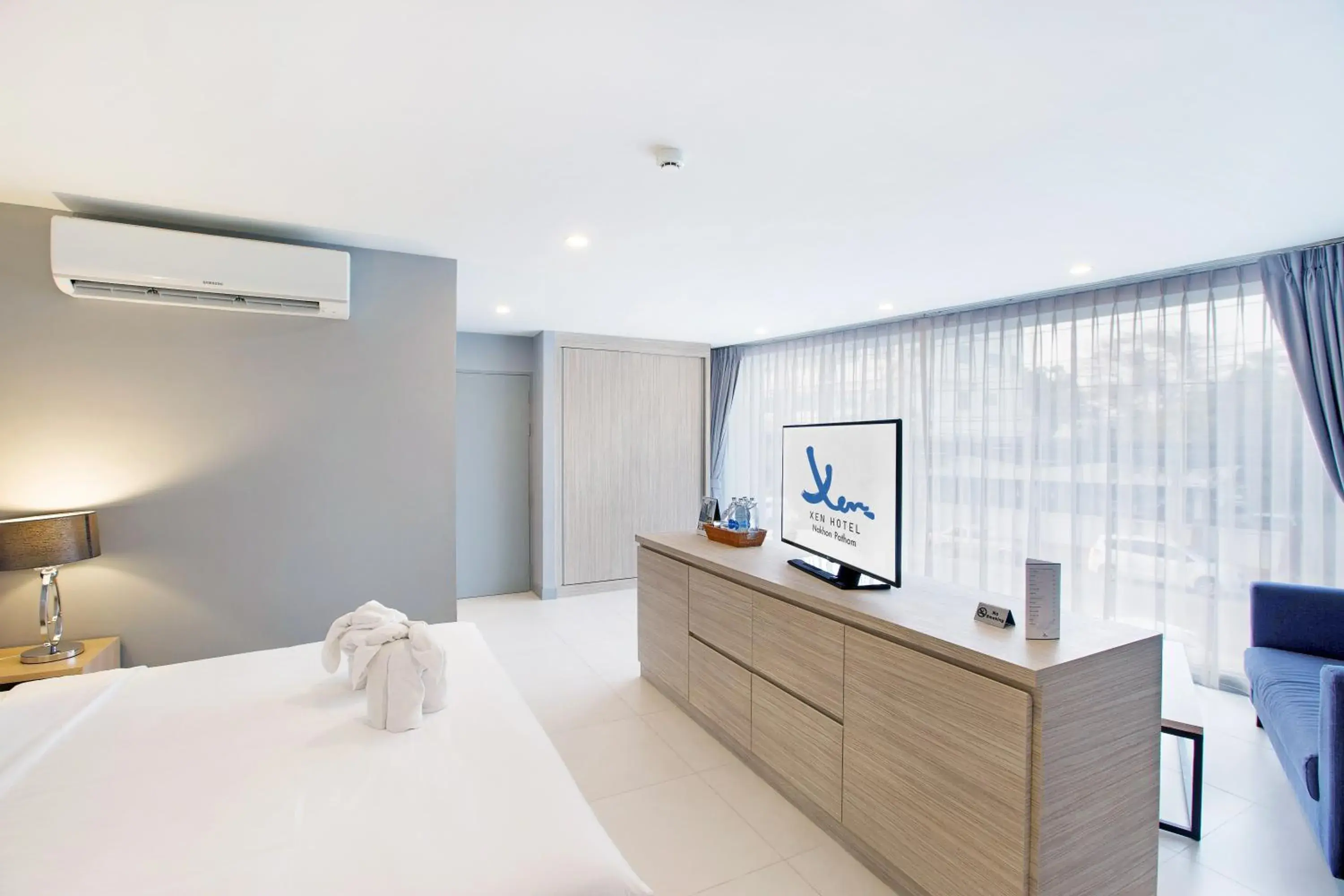 View (from property/room), Bed in Xen Hotel Nakhon Pathom - SHA PLUS View (from property/room), Bed in Xen Hotel Nakhon Pathom - SHA PLUS