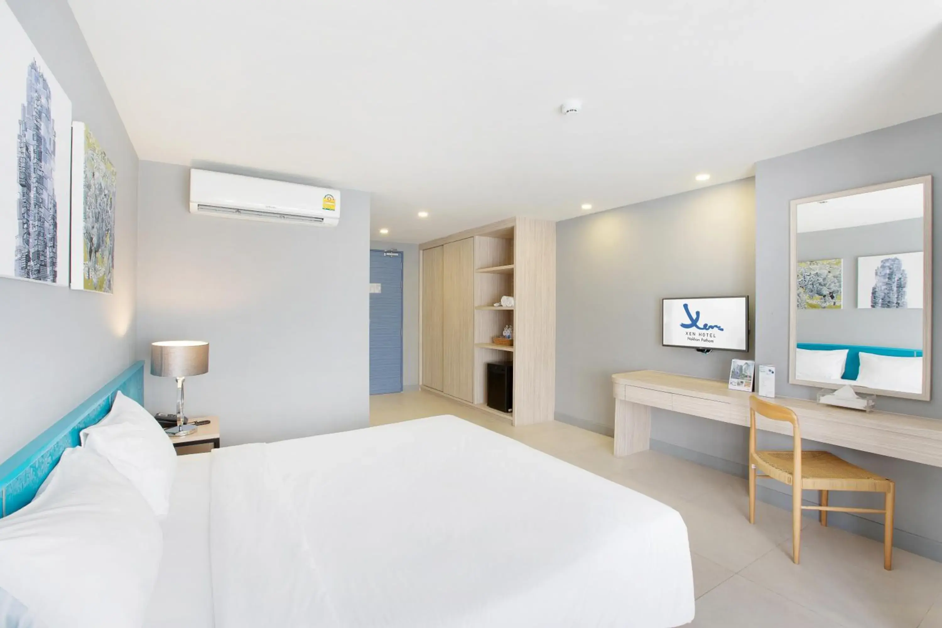 Bed in Xen Hotel Nakhon Pathom - SHA PLUS Bed in Xen Hotel Nakhon Pathom - SHA PLUS