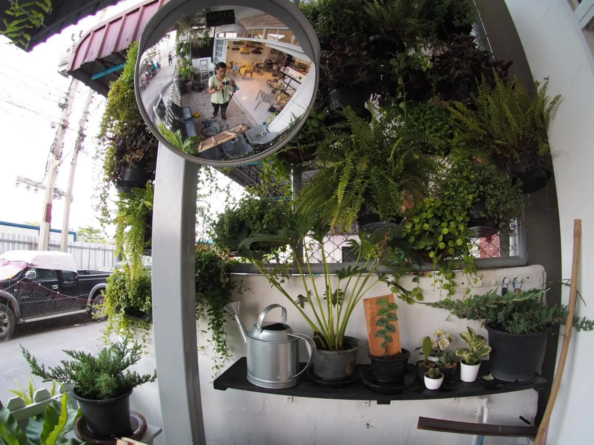 Garden view in Jetty Huahin Hostel Garden view in Jetty Huahin Hostel