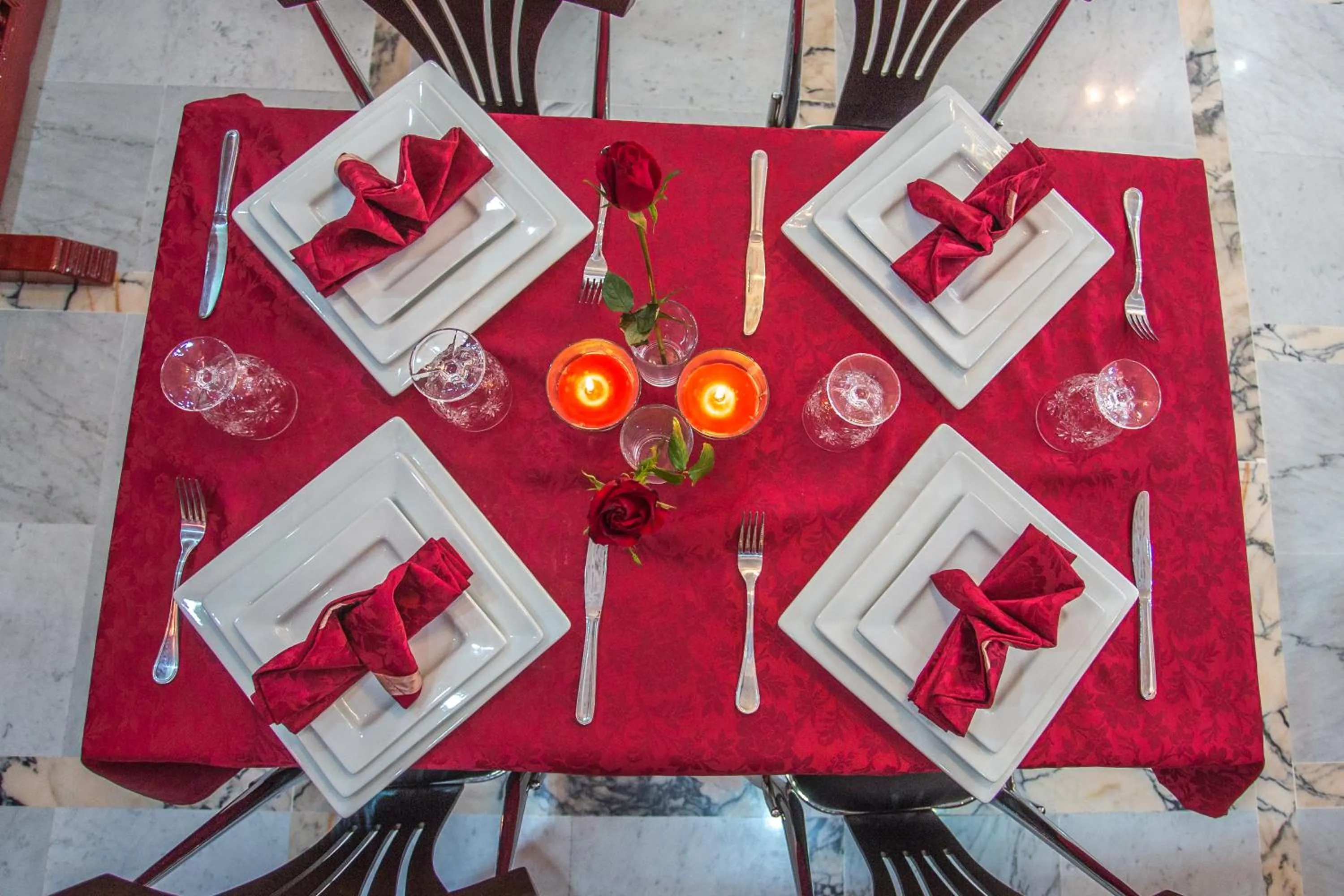 Dining area in Appart Hotel Les Ambassadeurs
