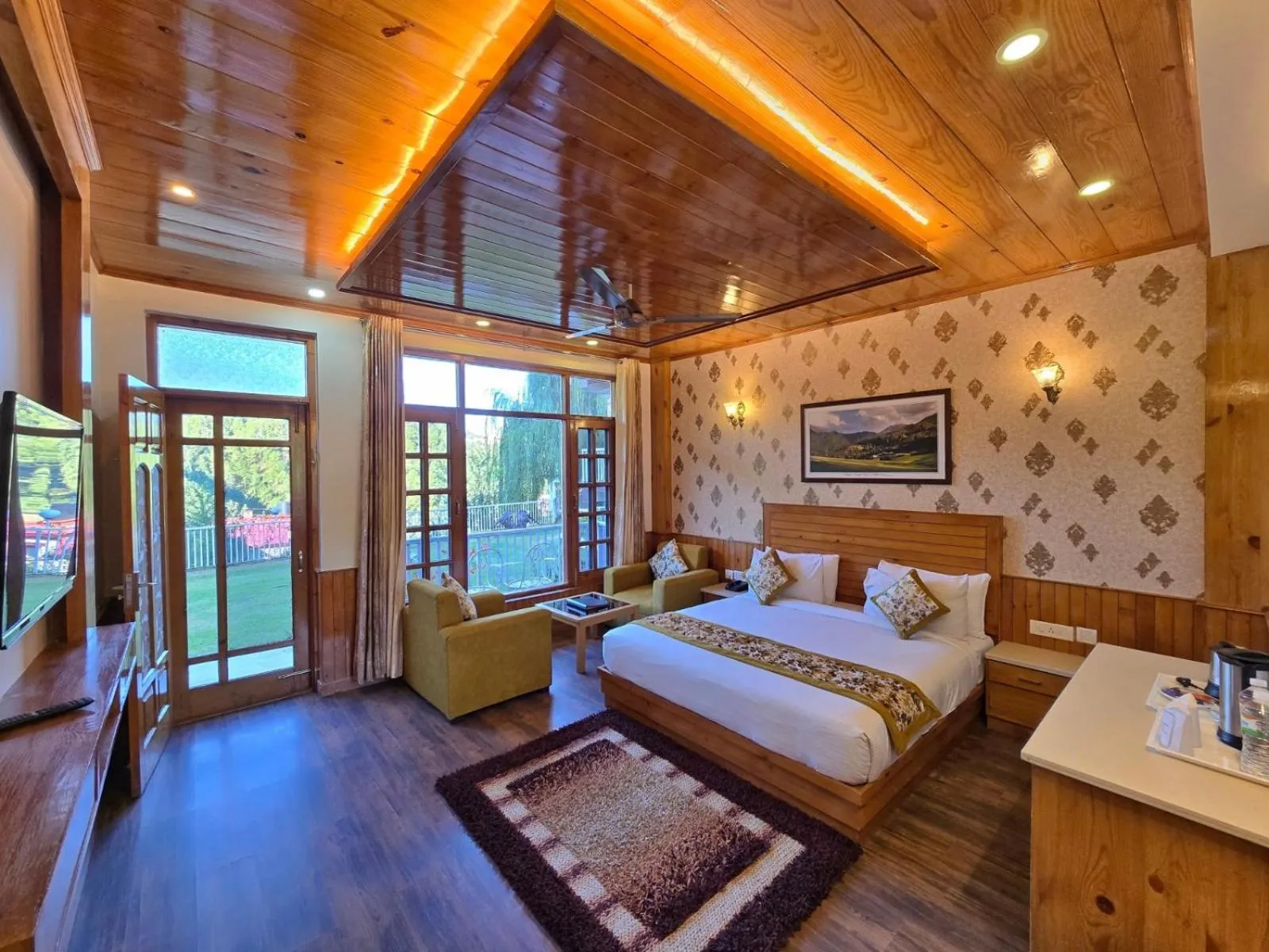 Bed in KAMNA HILL RESORT a Boutique cottages