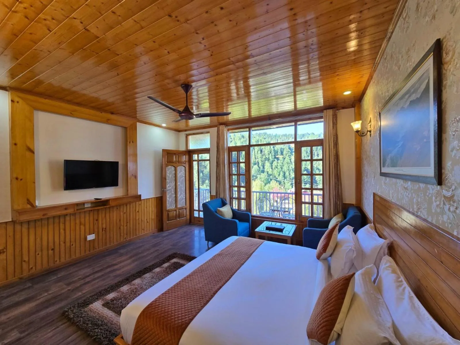 Bed in KAMNA HILL RESORT a Boutique cottages