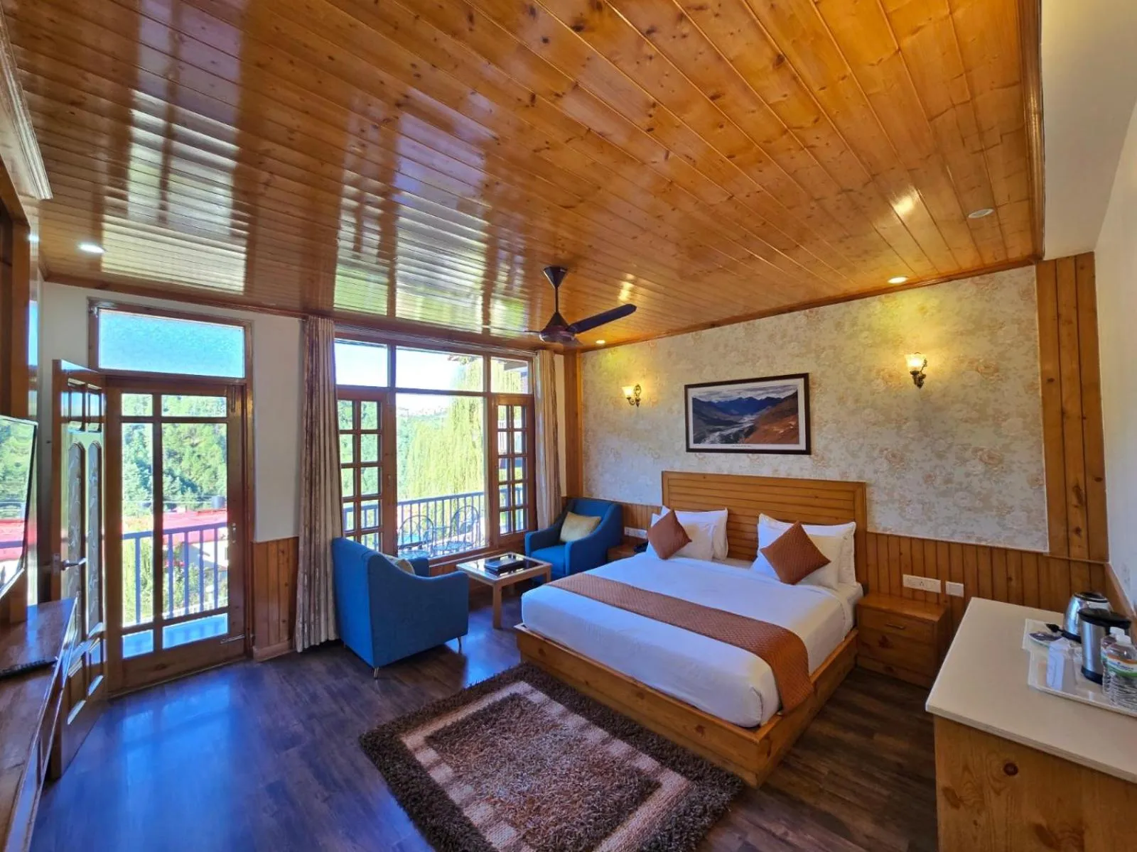 Bed in KAMNA HILL RESORT a Boutique cottages