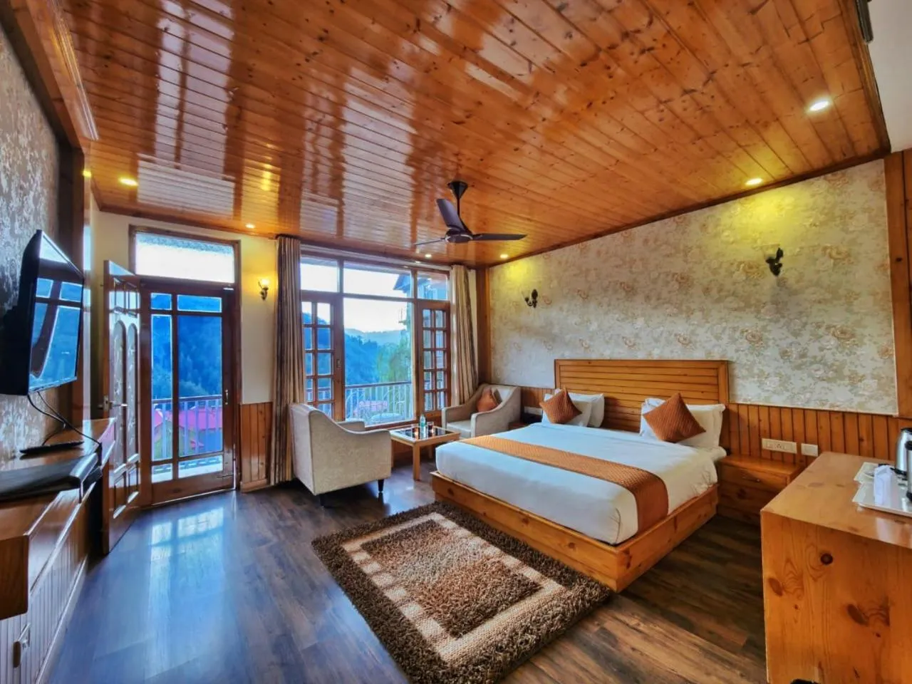 Bed in KAMNA HILL RESORT a Boutique cottages