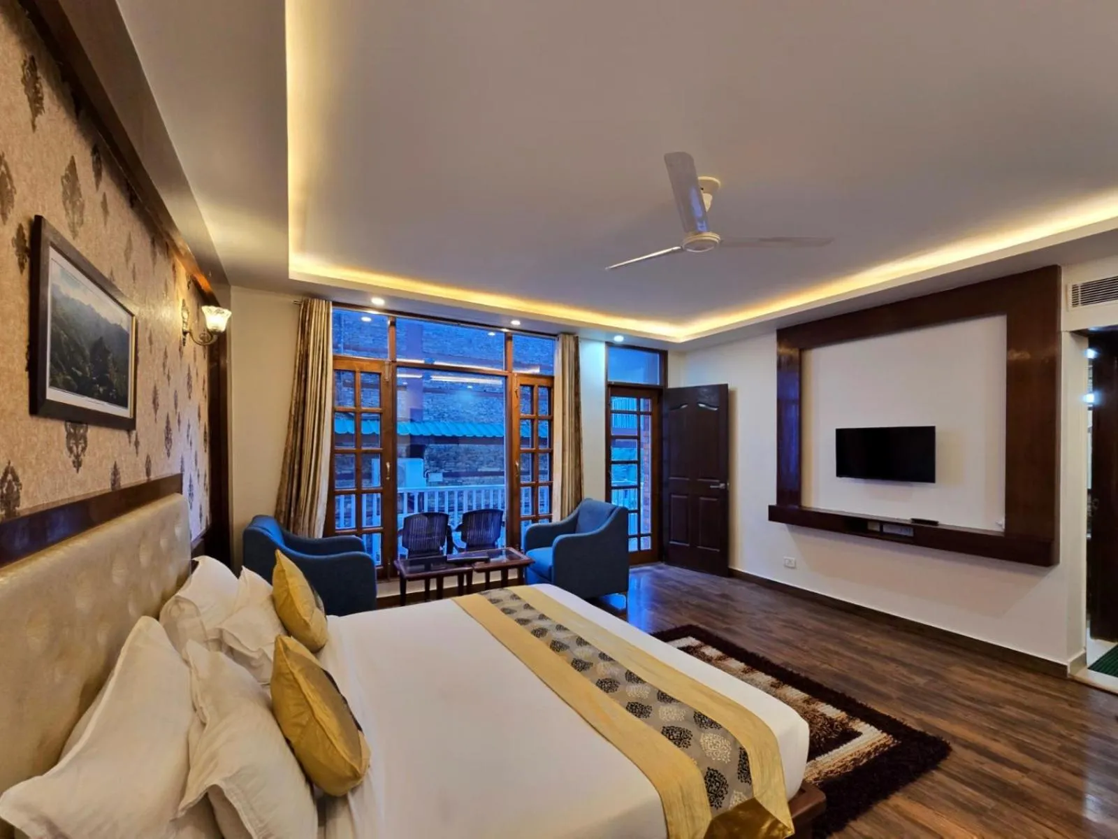 Bed in KAMNA HILL RESORT a Boutique cottages