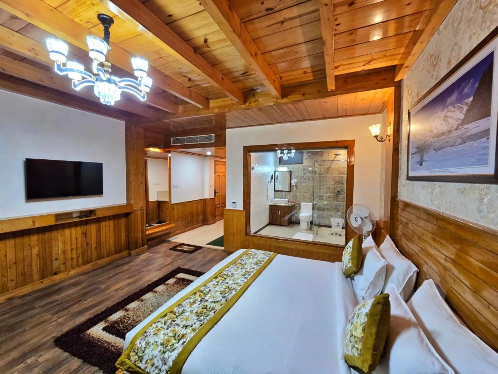 Bed in KAMNA HILL RESORT a Boutique cottages