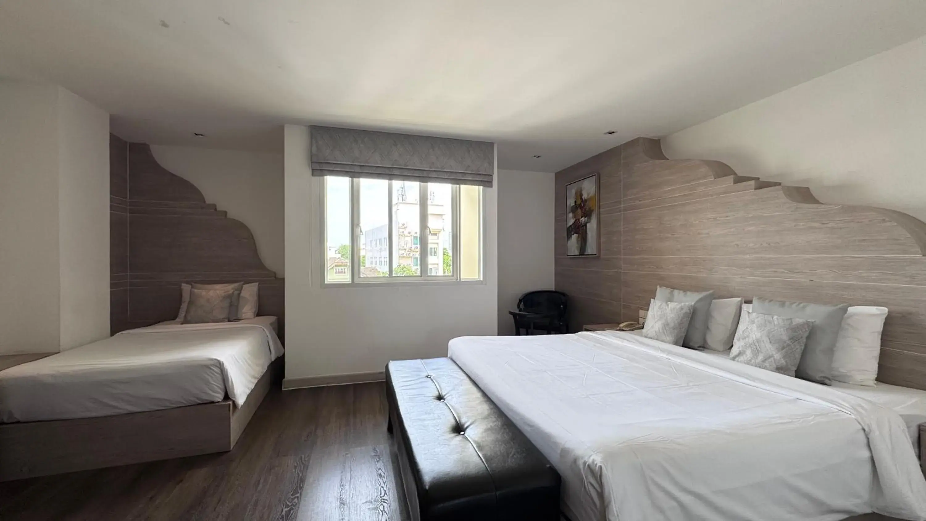 View (from property/room), Bed in Methavalai Residence Hotel View (from property/room), Bed in Methavalai Residence Hotel