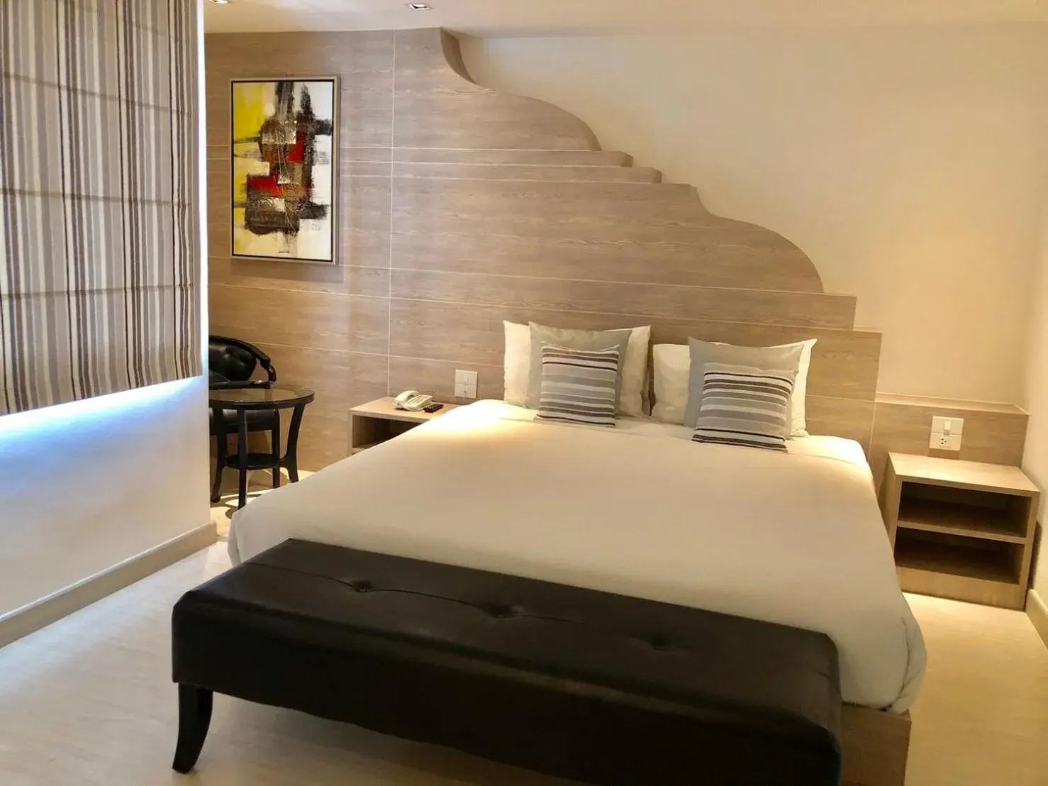 Bed in Methavalai Residence Hotel Bed in Methavalai Residence Hotel